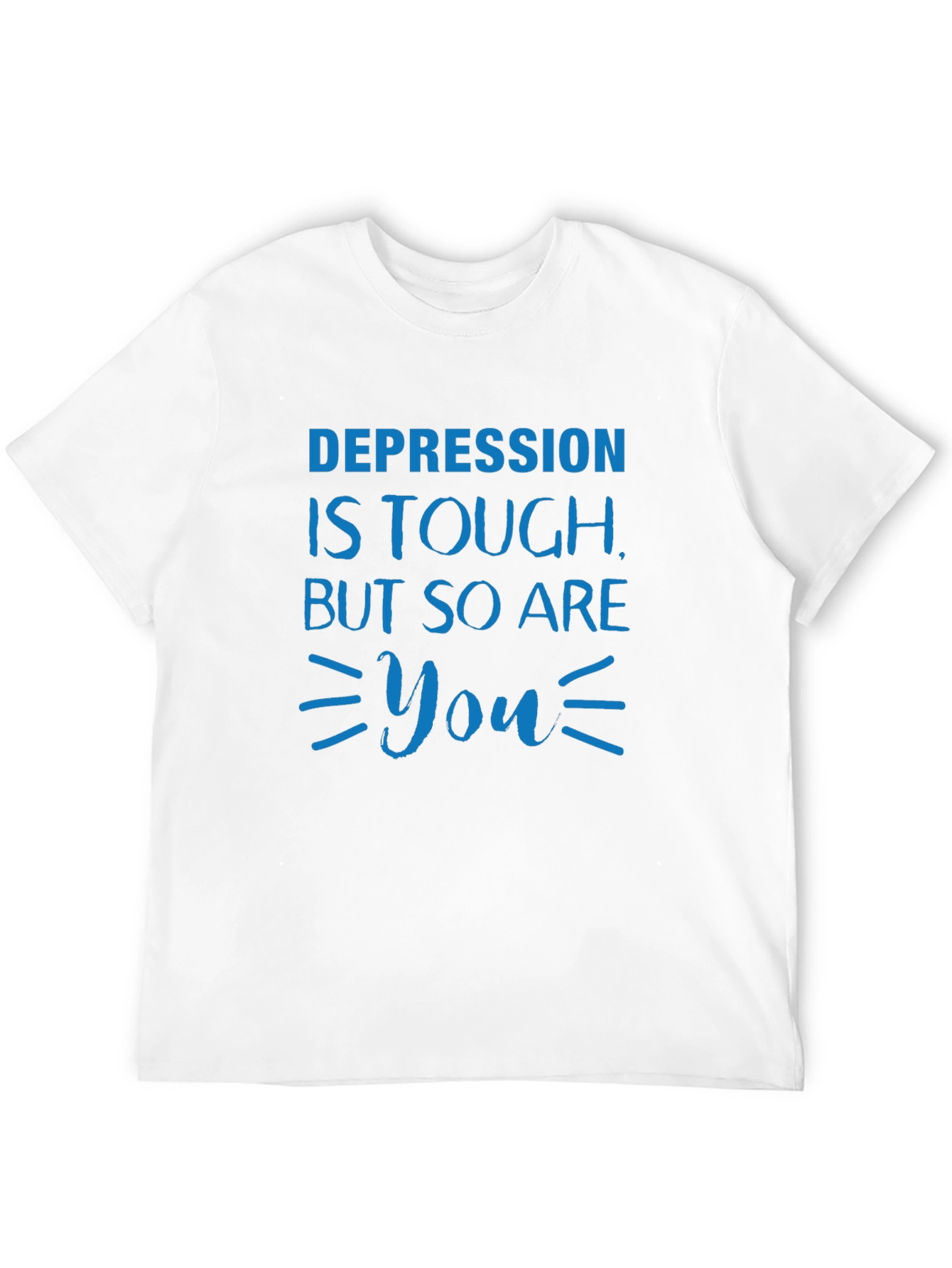 Depression is Tough T-Shirt: Mental Health Awareness