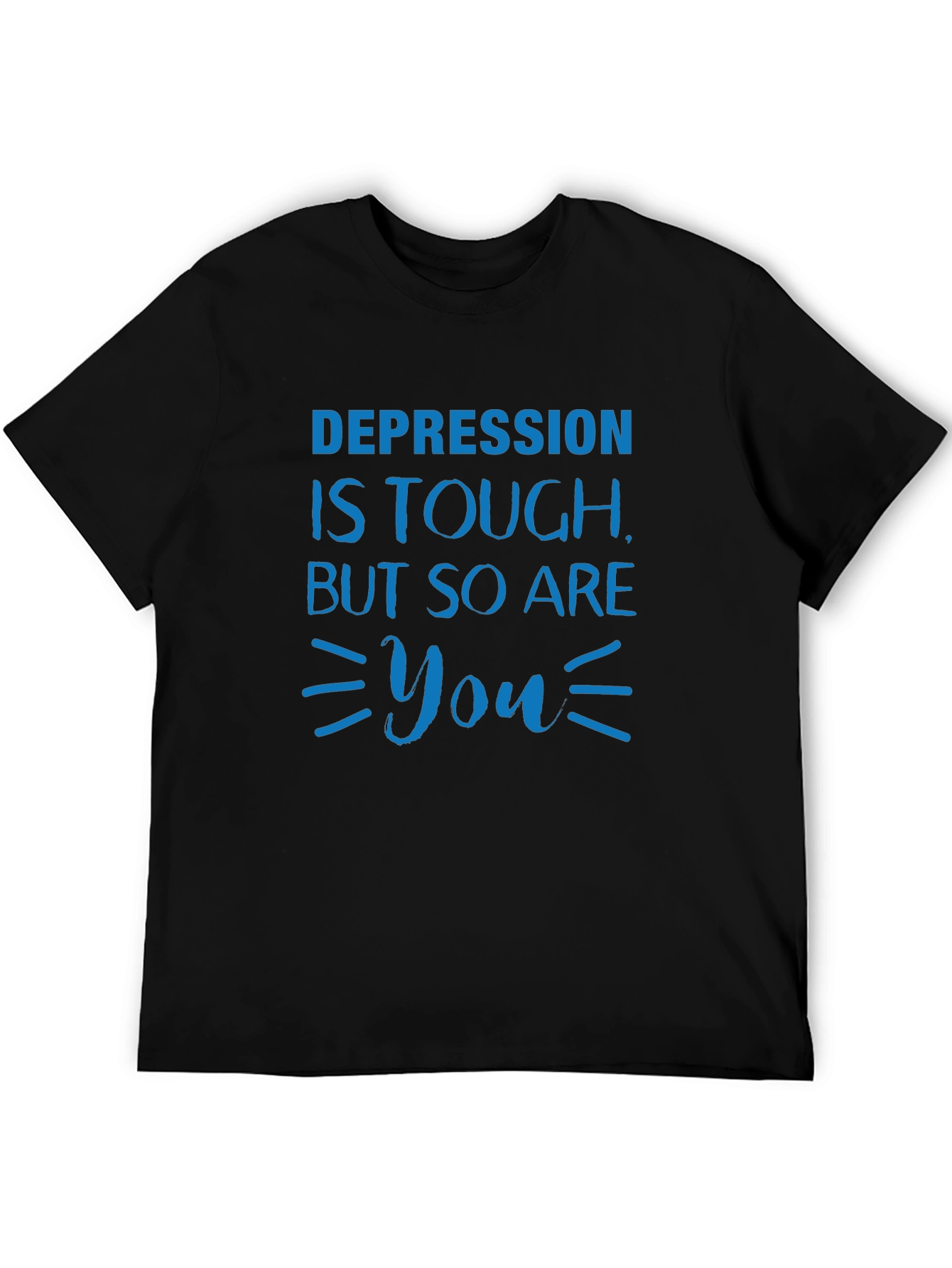 Depression is Tough T-Shirt: Mental Health Awareness