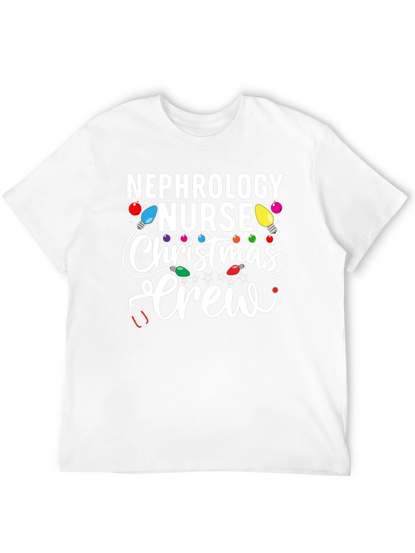 Nephrology Nurse Christmas Crew Graphic Tee