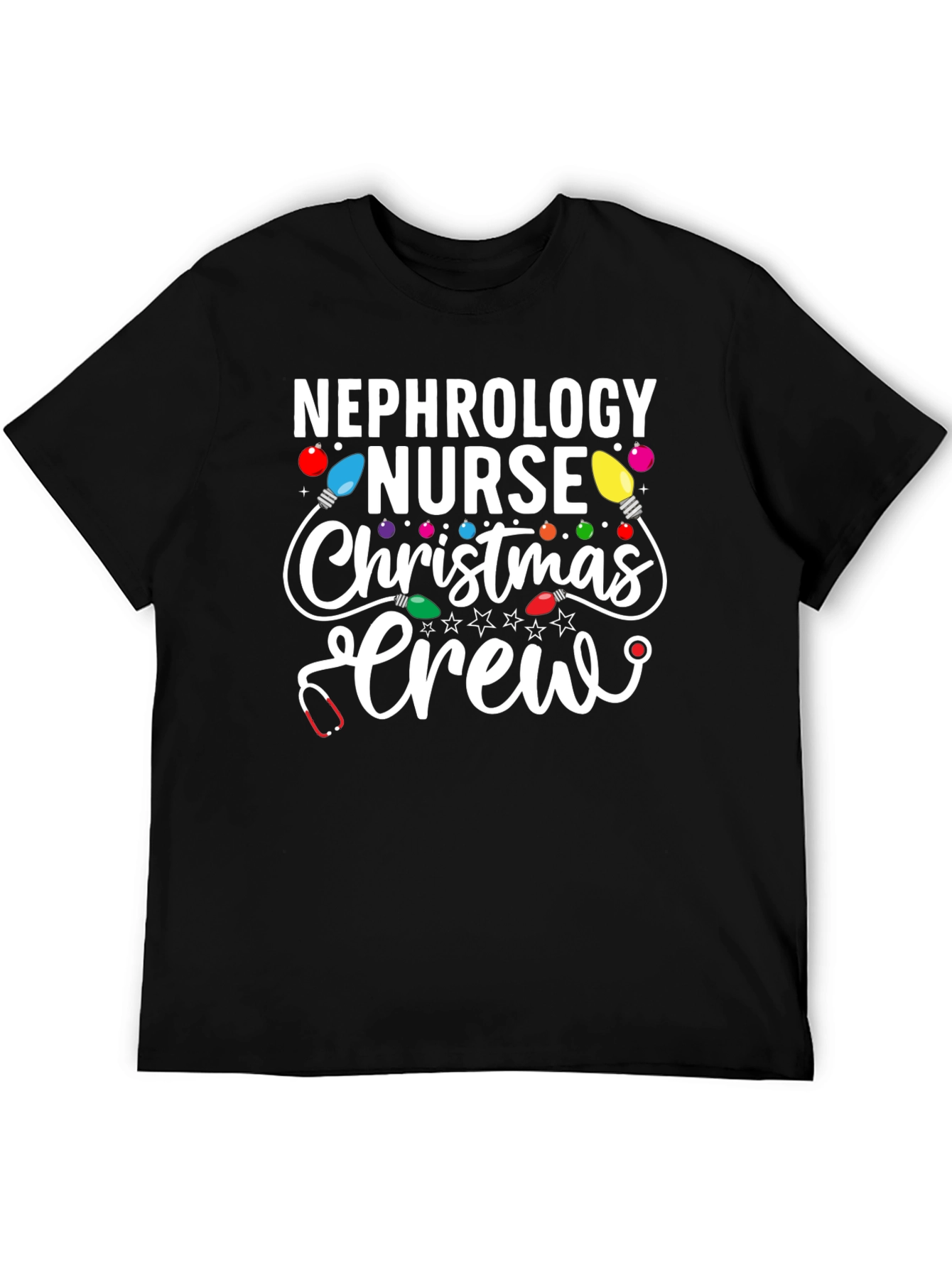 Nephrology Nurse Christmas Crew Graphic Tee