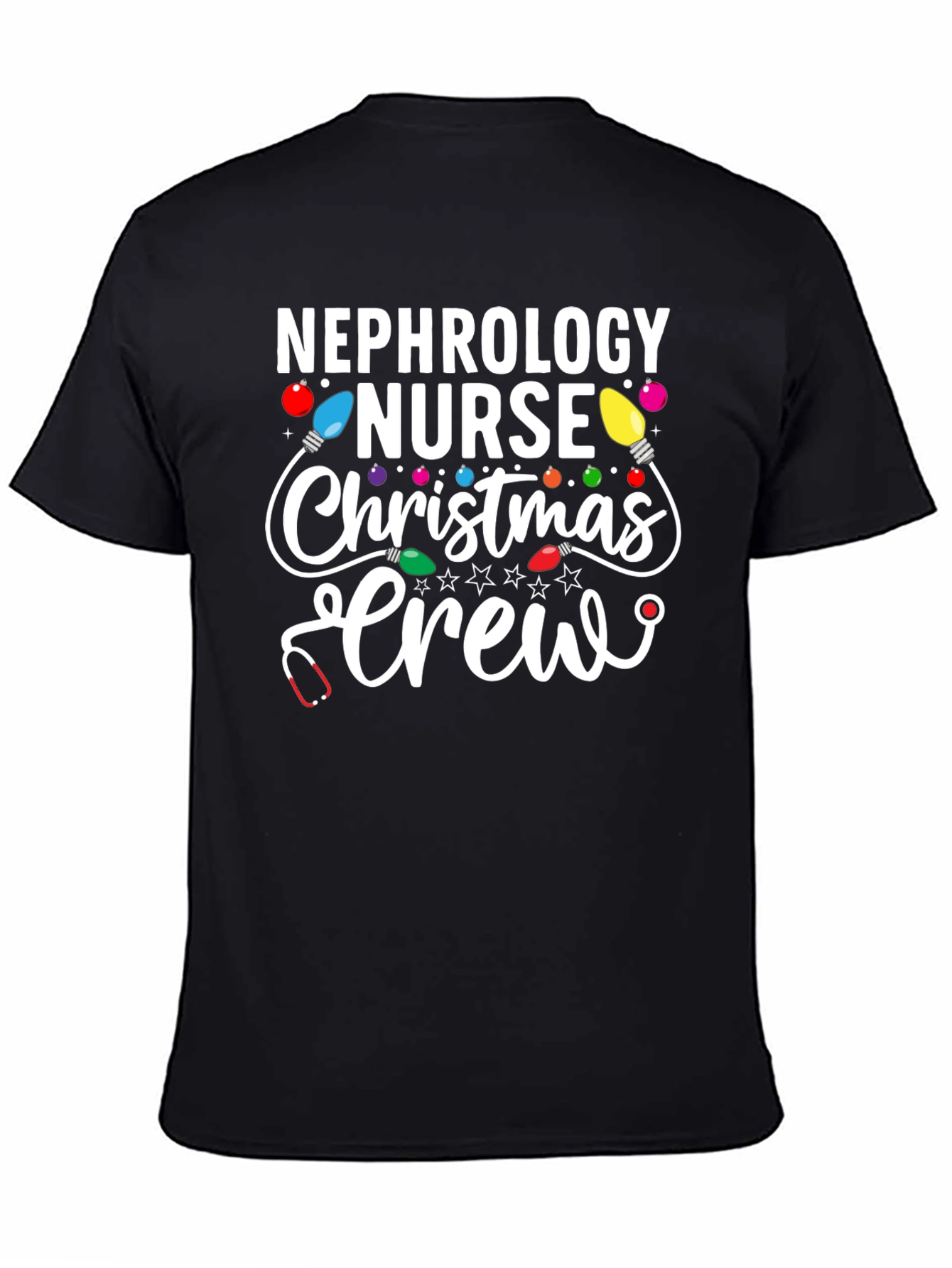 Nephrology Nurse Christmas Crew Graphic Tee