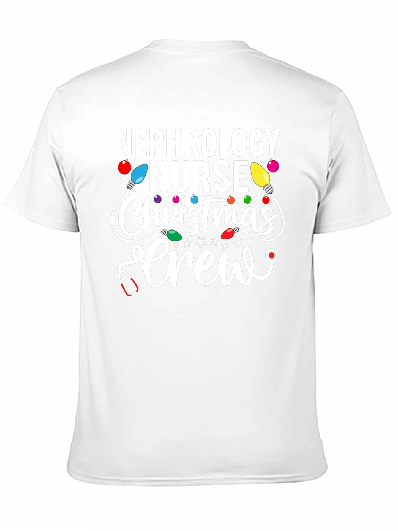 Nephrology Nurse Christmas Crew Graphic Tee