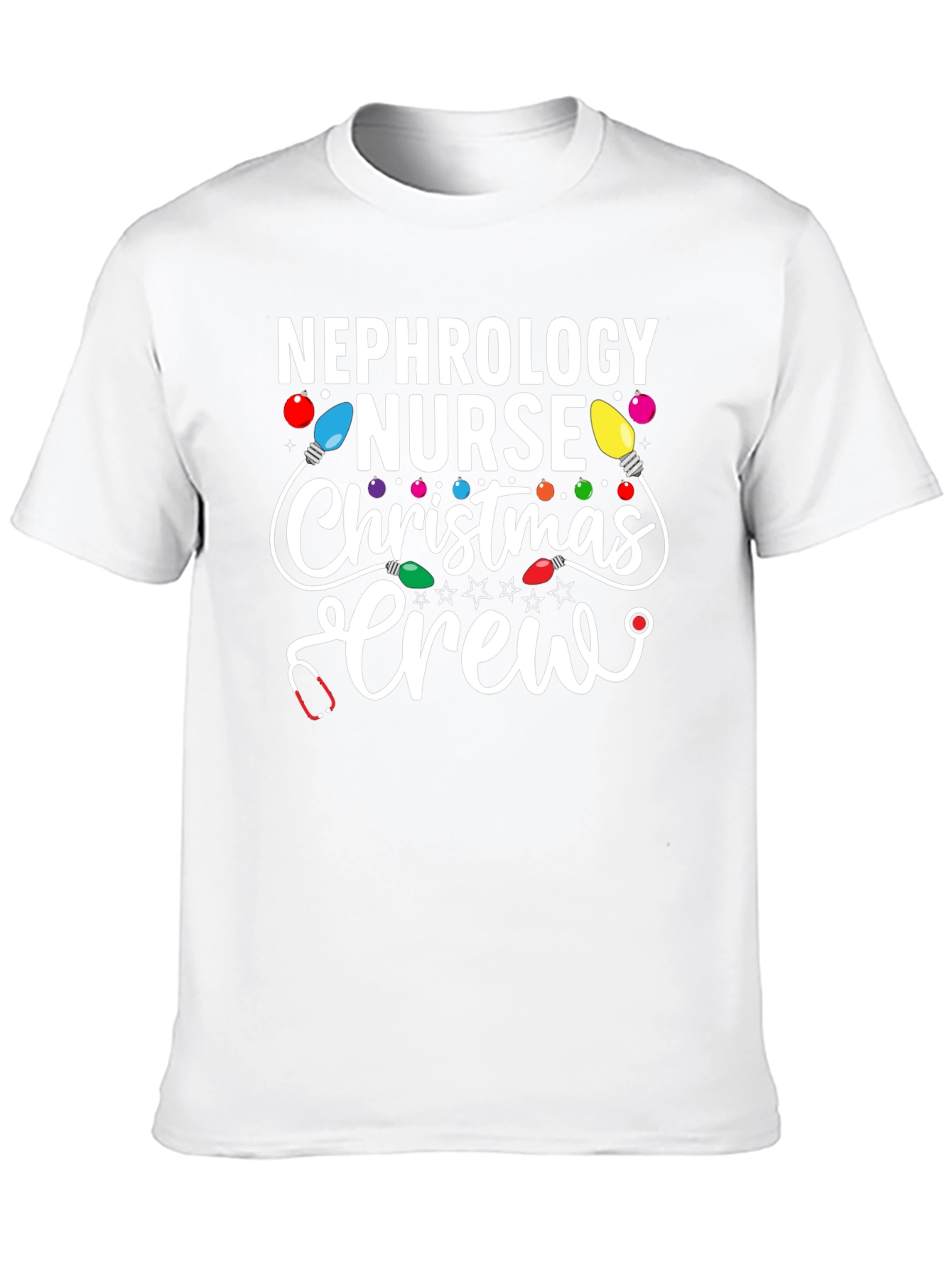 Nephrology Nurse Christmas Crew Graphic Tee