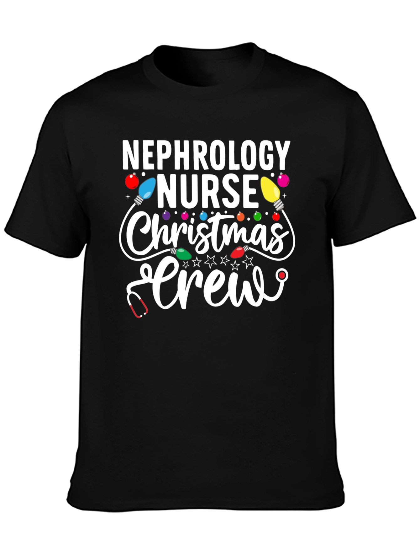 Nephrology Nurse Christmas Crew Graphic Tee