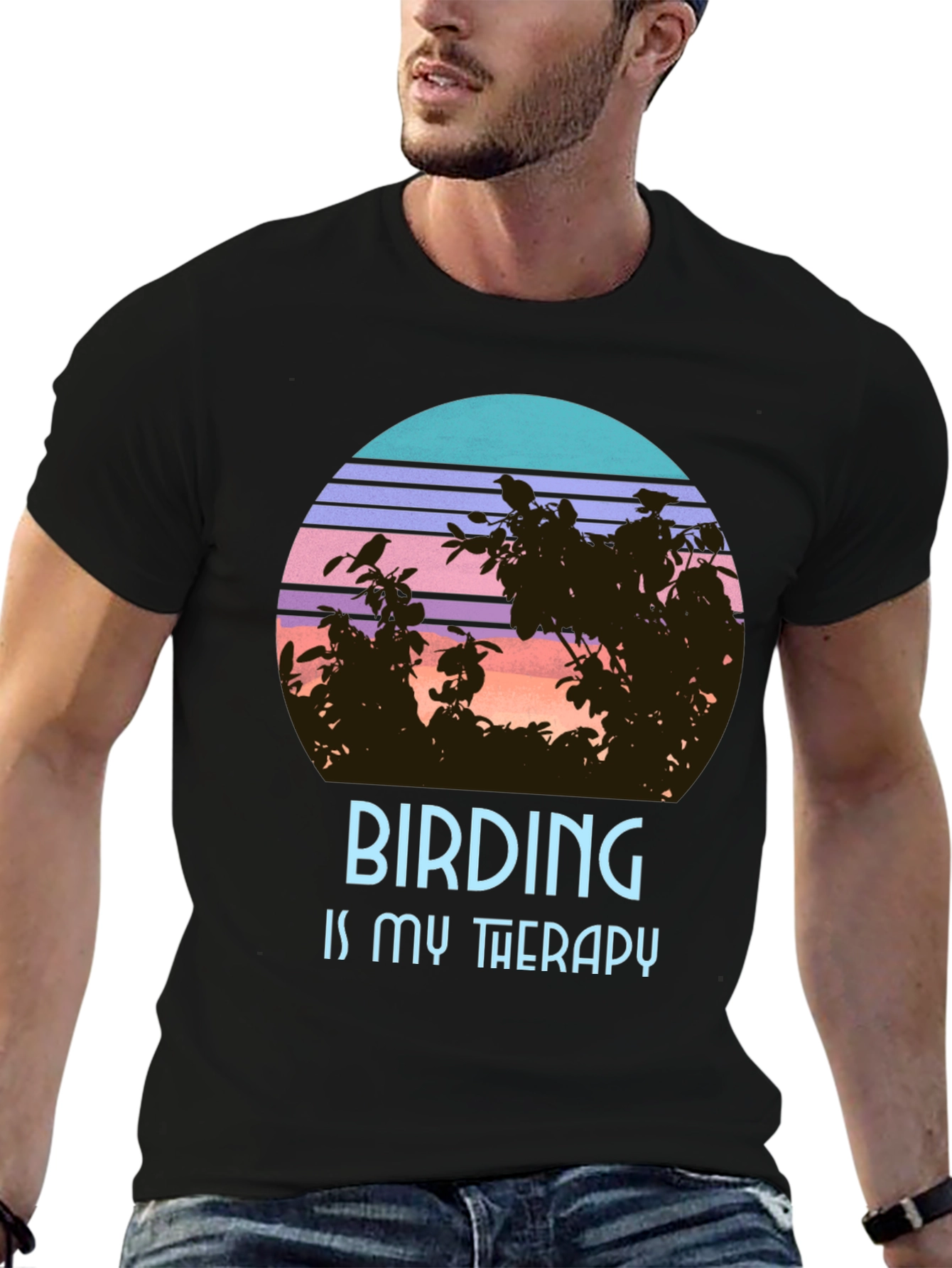 Birding is My Therapy T-Shirt