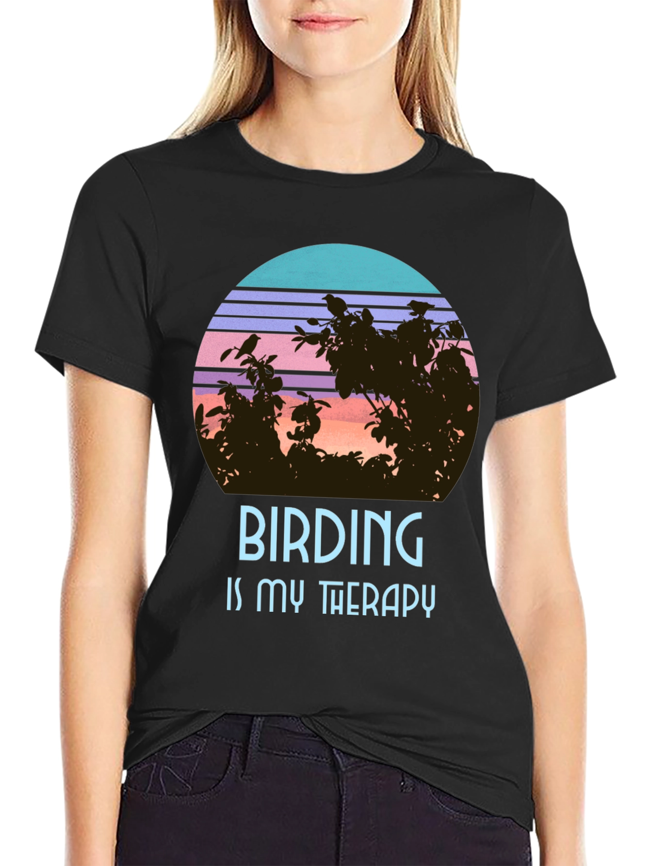 Birding is My Therapy T-Shirt