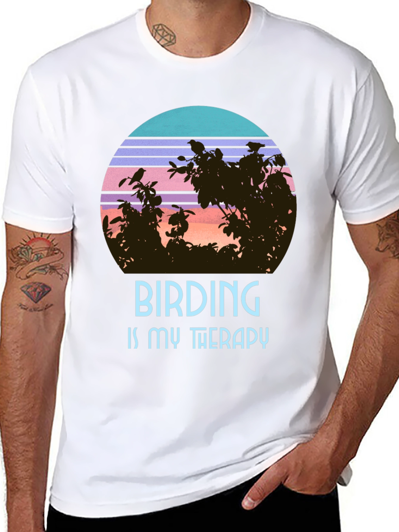 Birding is My Therapy T-Shirt