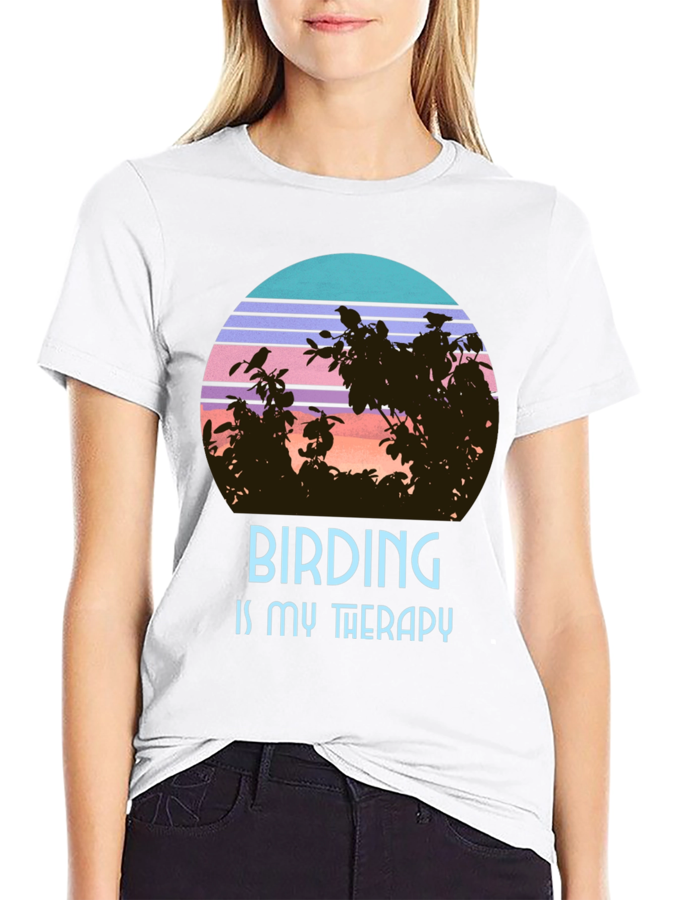 Birding is My Therapy T-Shirt