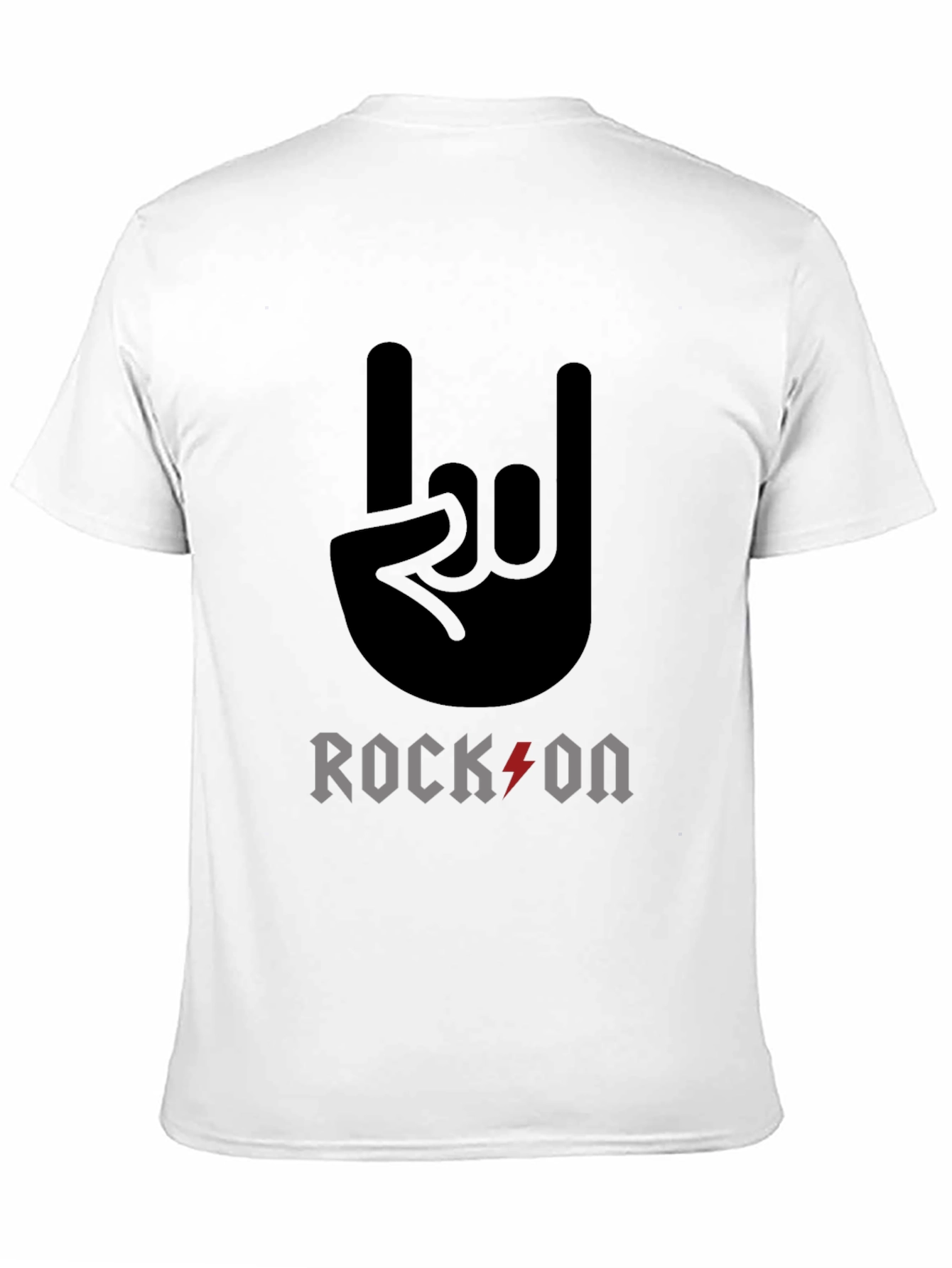 Rock On Graphic Tee - Classic Black