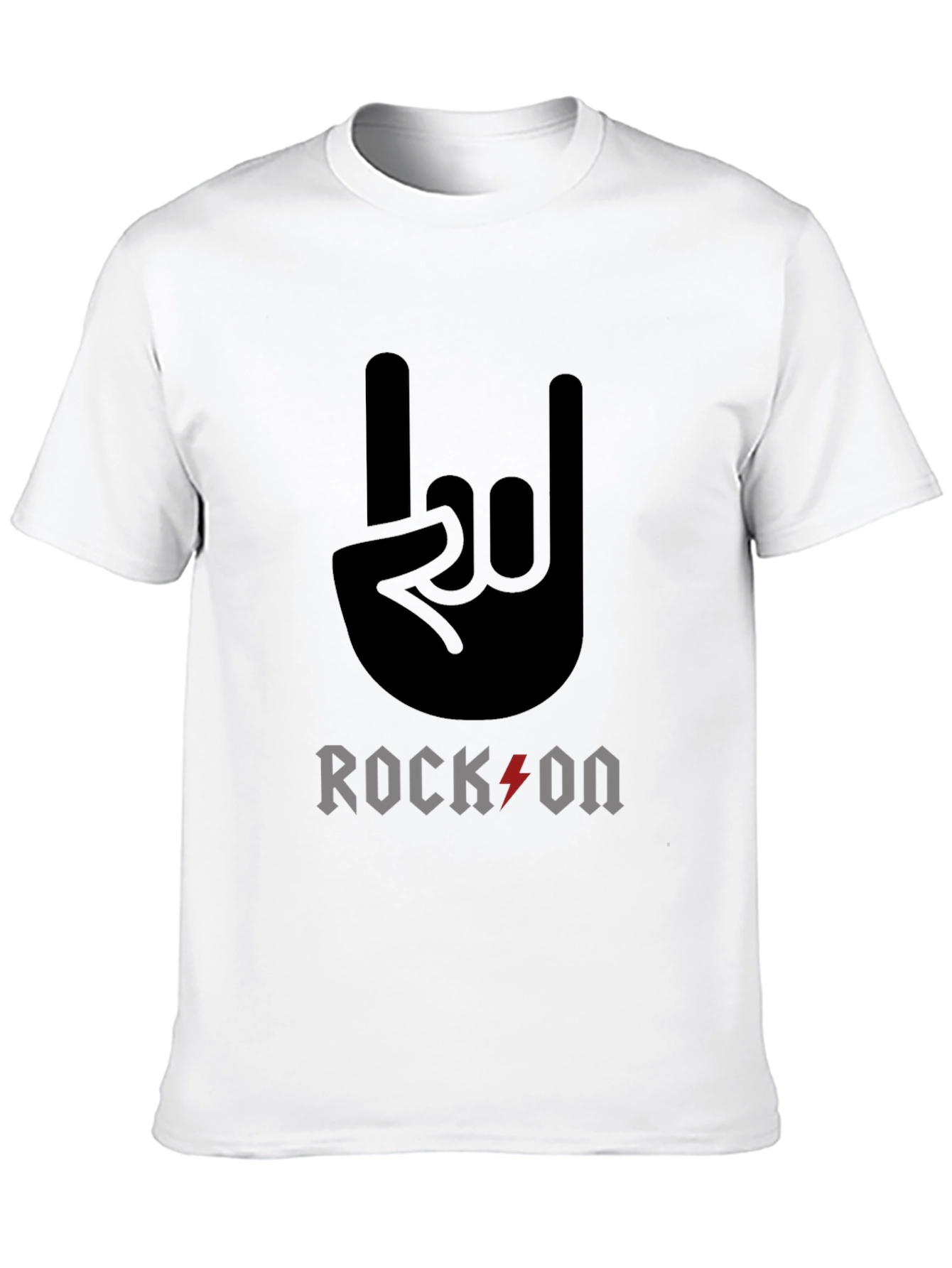Rock On Graphic Tee - Classic Black