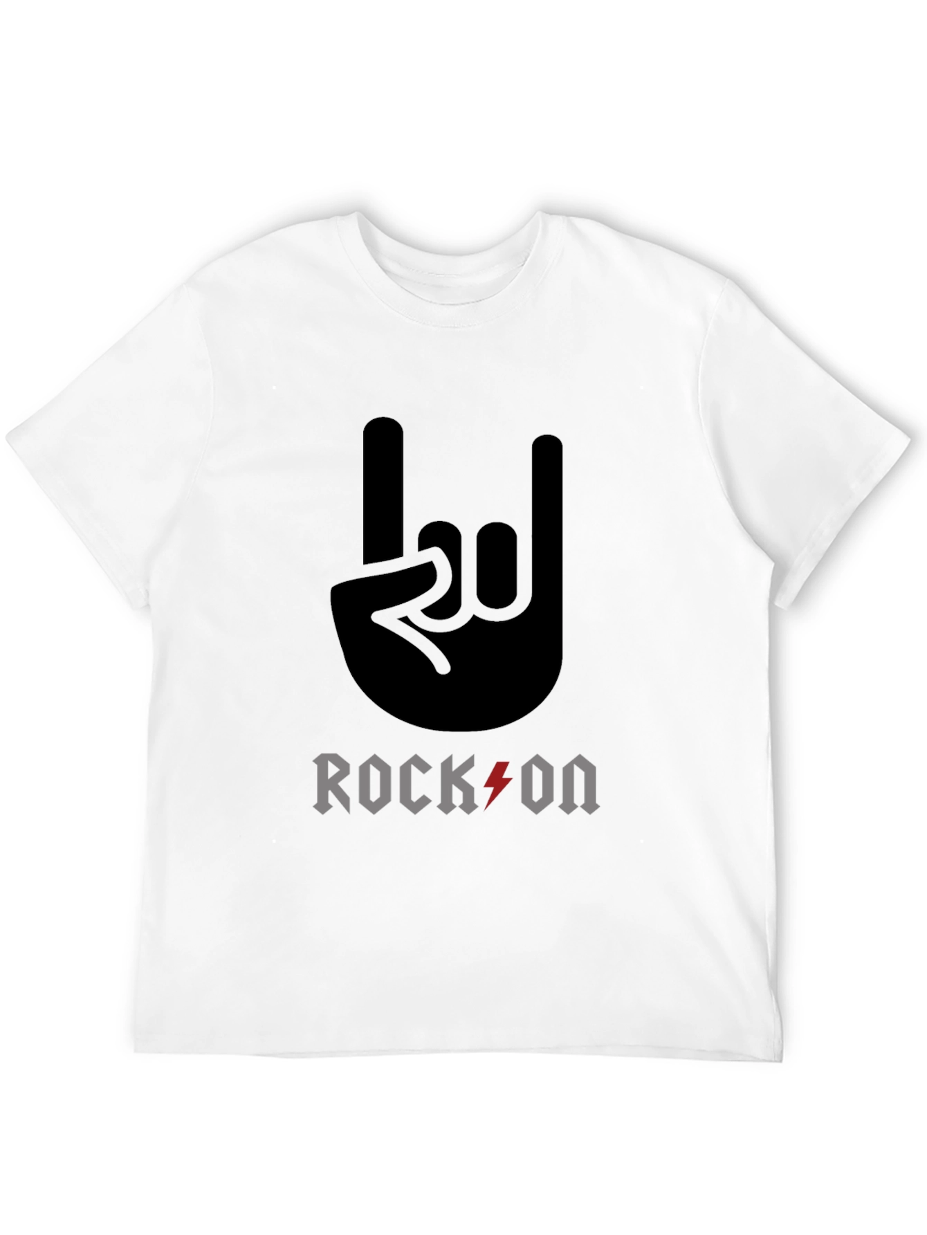 Rock On Graphic Tee - Classic Black
