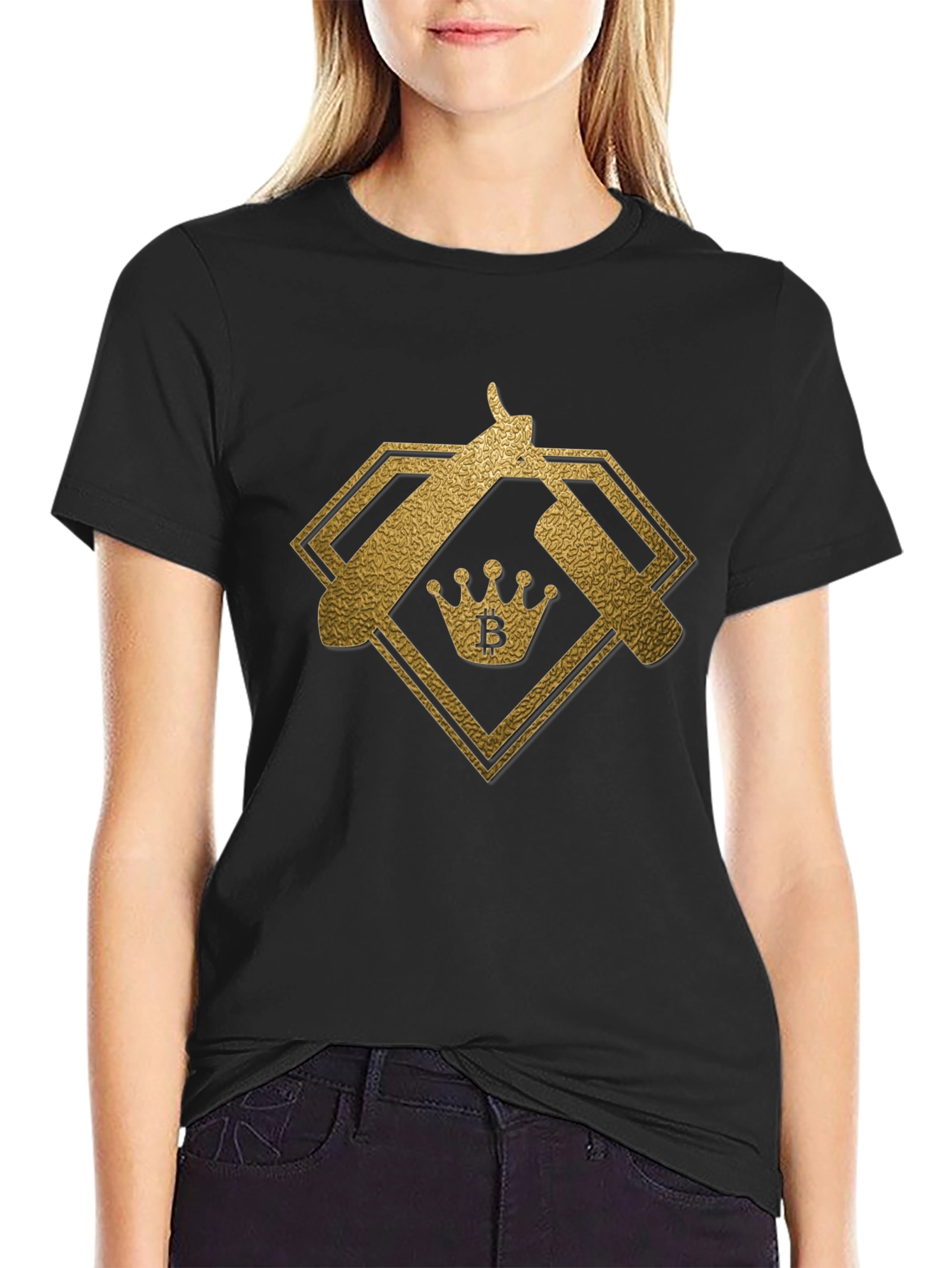 Bitcoin King Barber Tee - Crypto Style