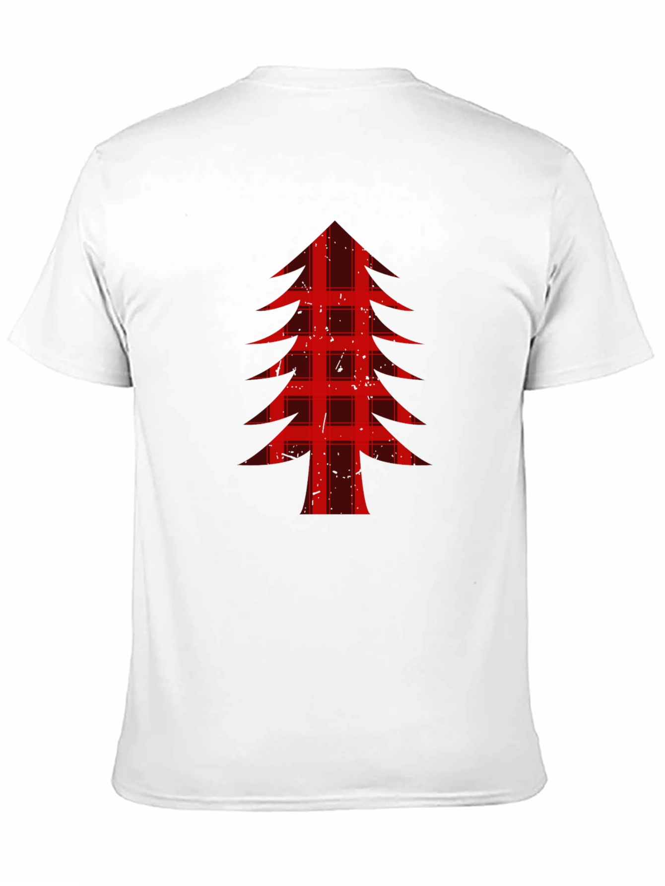 Buffalo Plaid Christmas Tree Graphic Tee
