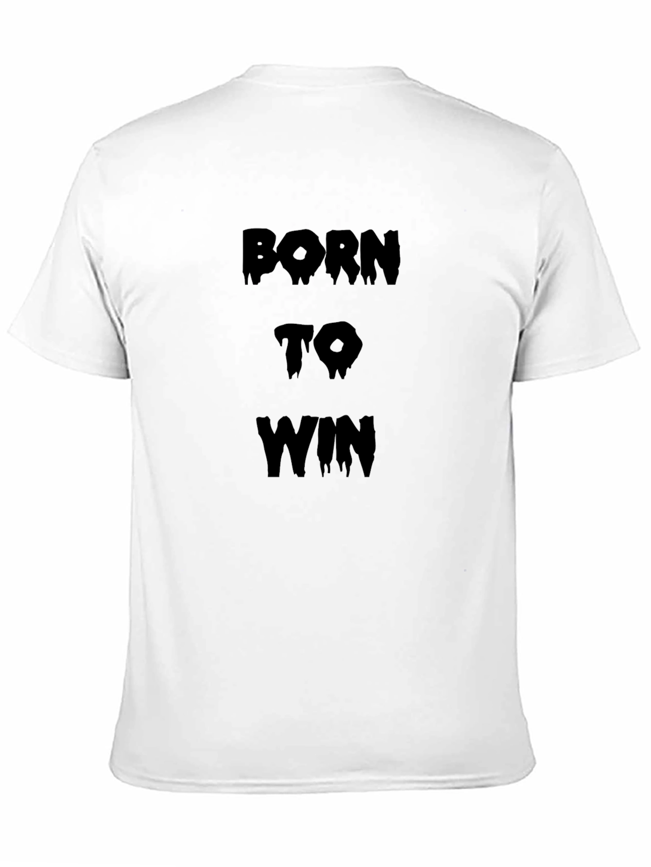 Born to Win Black Graphic T-Shirt