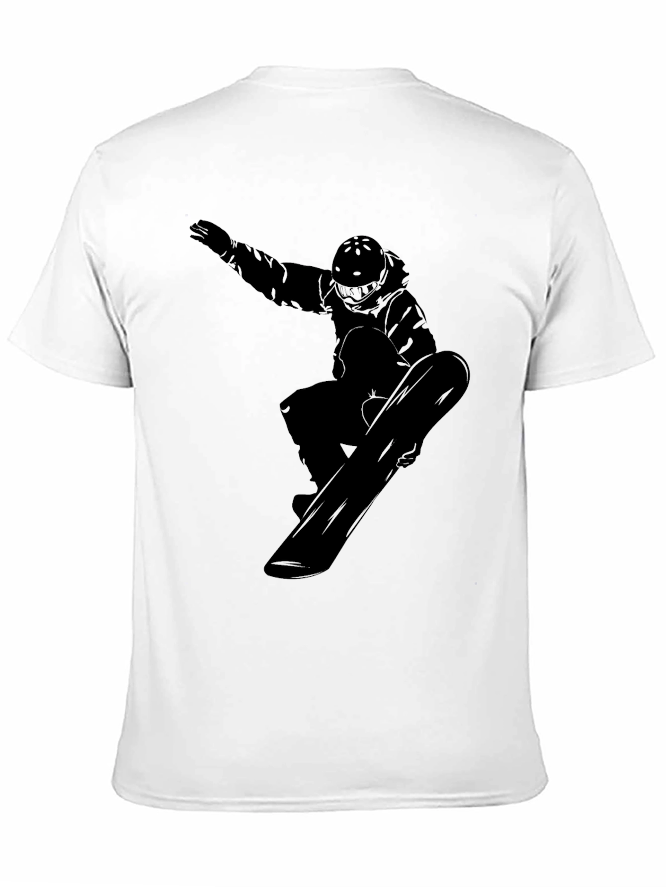 Black Snowboarder Graphic Tee