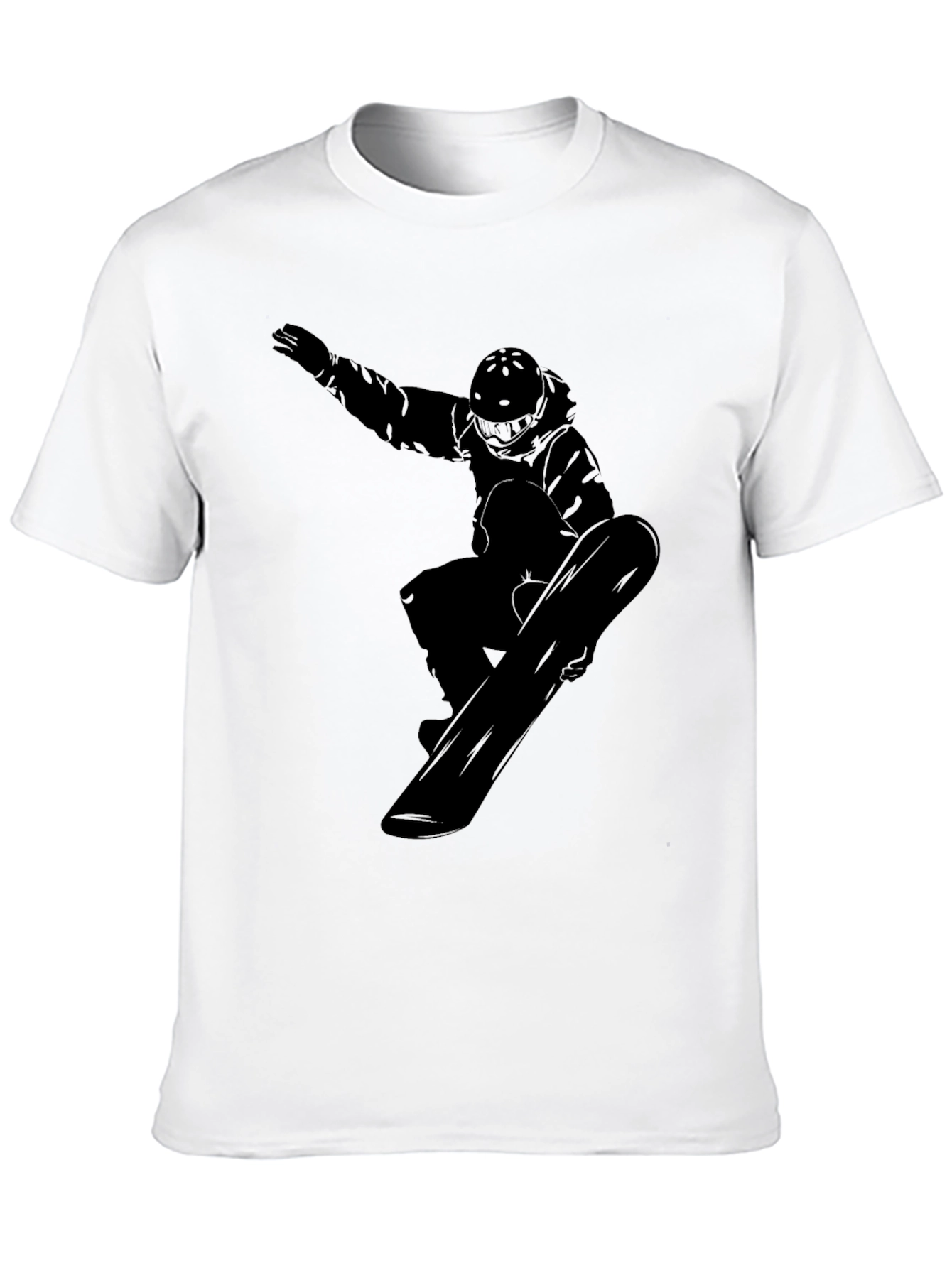 Black Snowboarder Graphic Tee