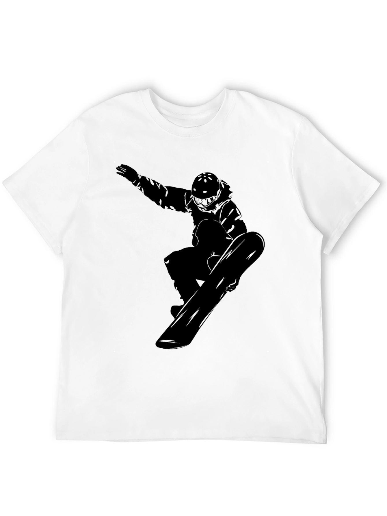 Black Snowboarder Graphic Tee