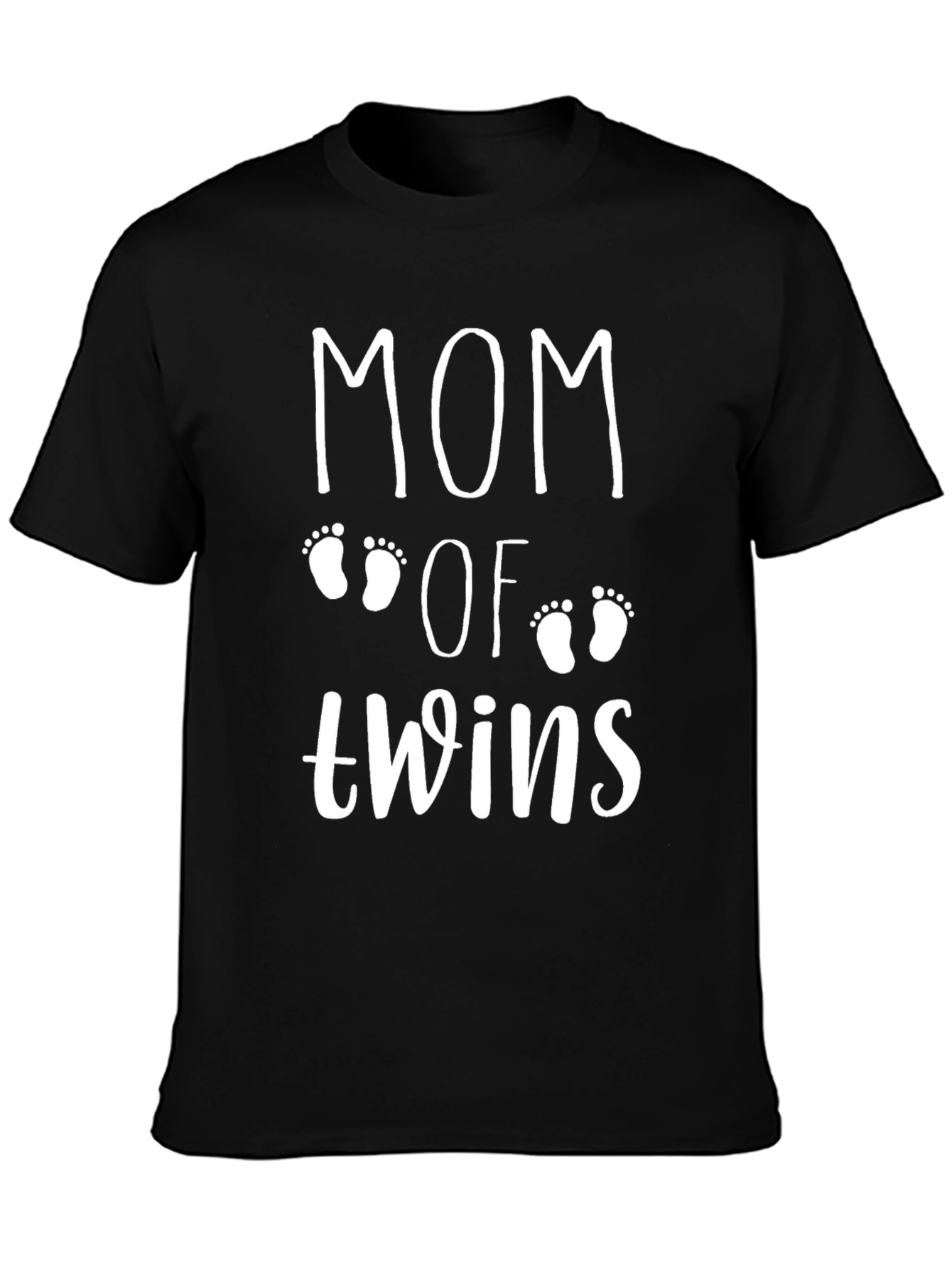 Mom of Twins T-Shirt - Black Unisex Tee