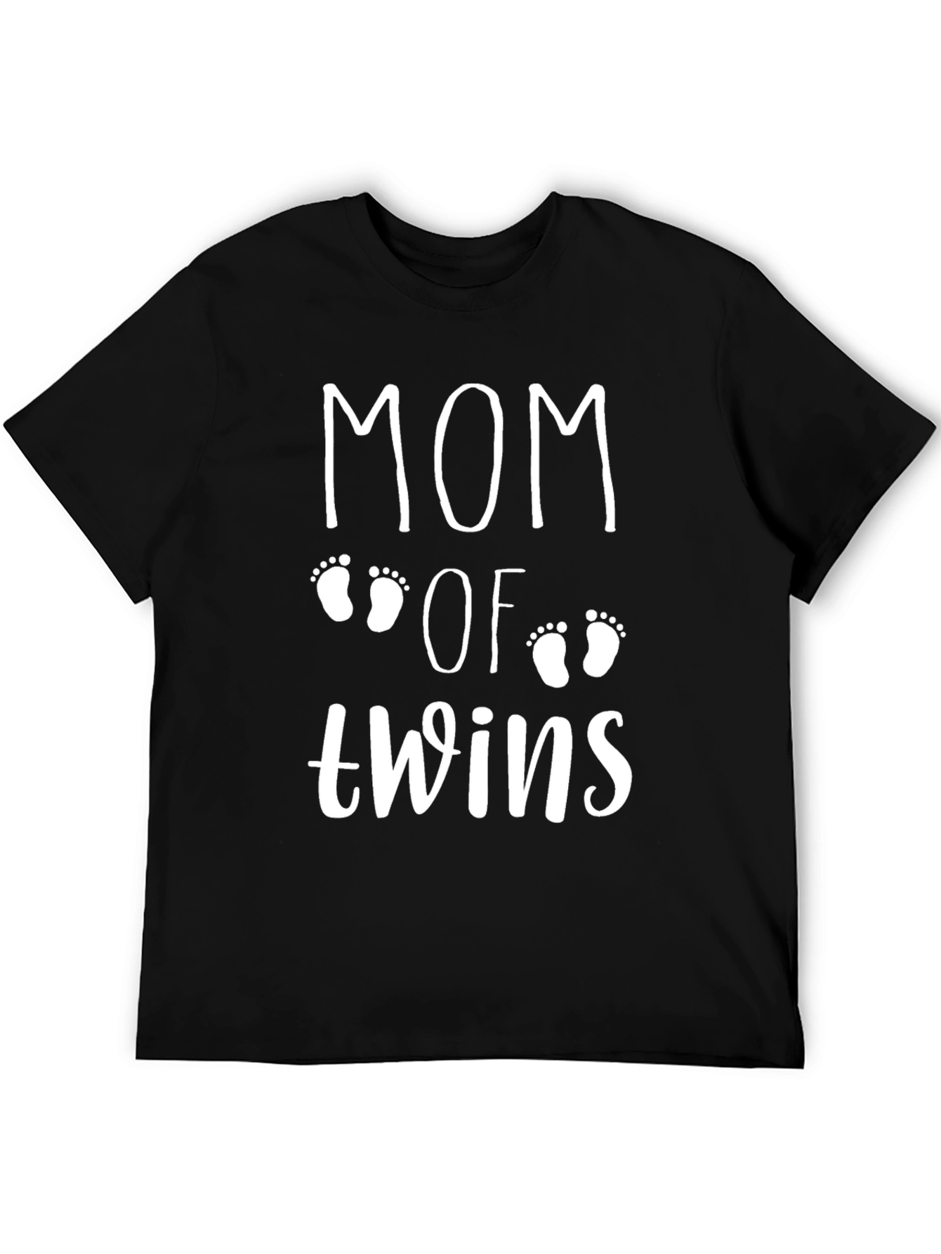 Mom of Twins T-Shirt - Black Unisex Tee