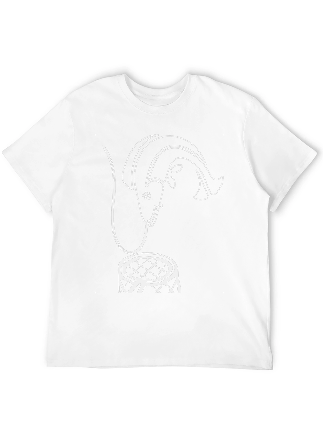 Fish & Net Graphic T-Shirt