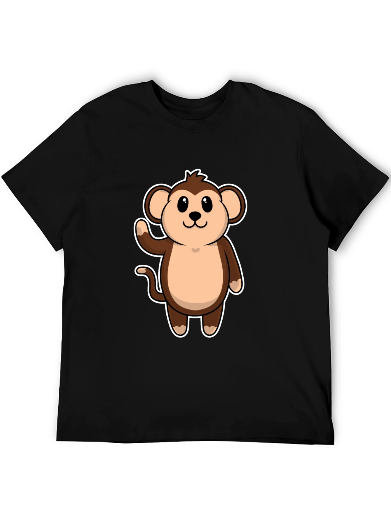Monkey Graphic Tee - Soft Cotton Casual T-Shirt