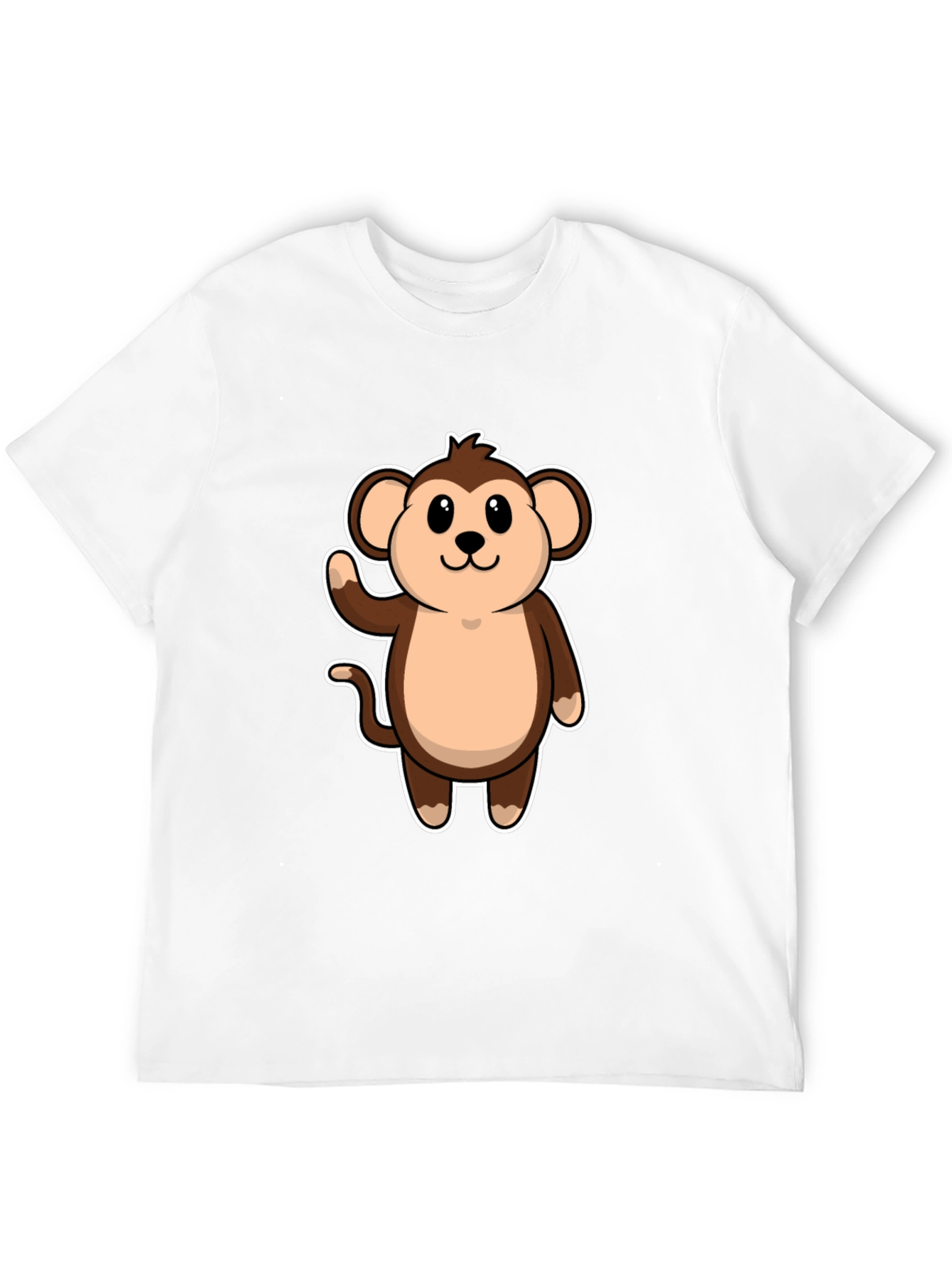 Monkey Graphic Tee - Soft Cotton Casual T-Shirt