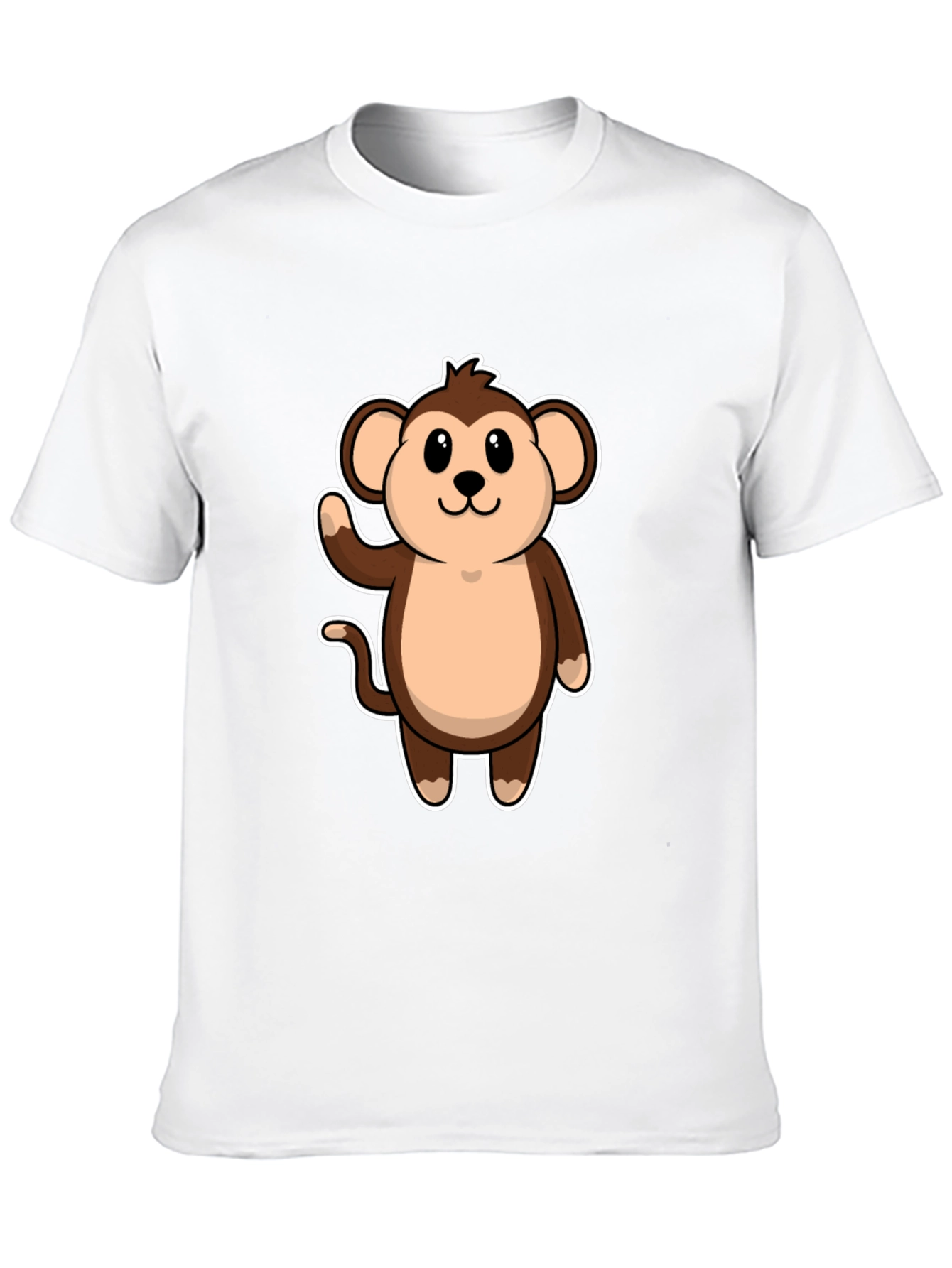Monkey Graphic Tee - Soft Cotton Casual T-Shirt