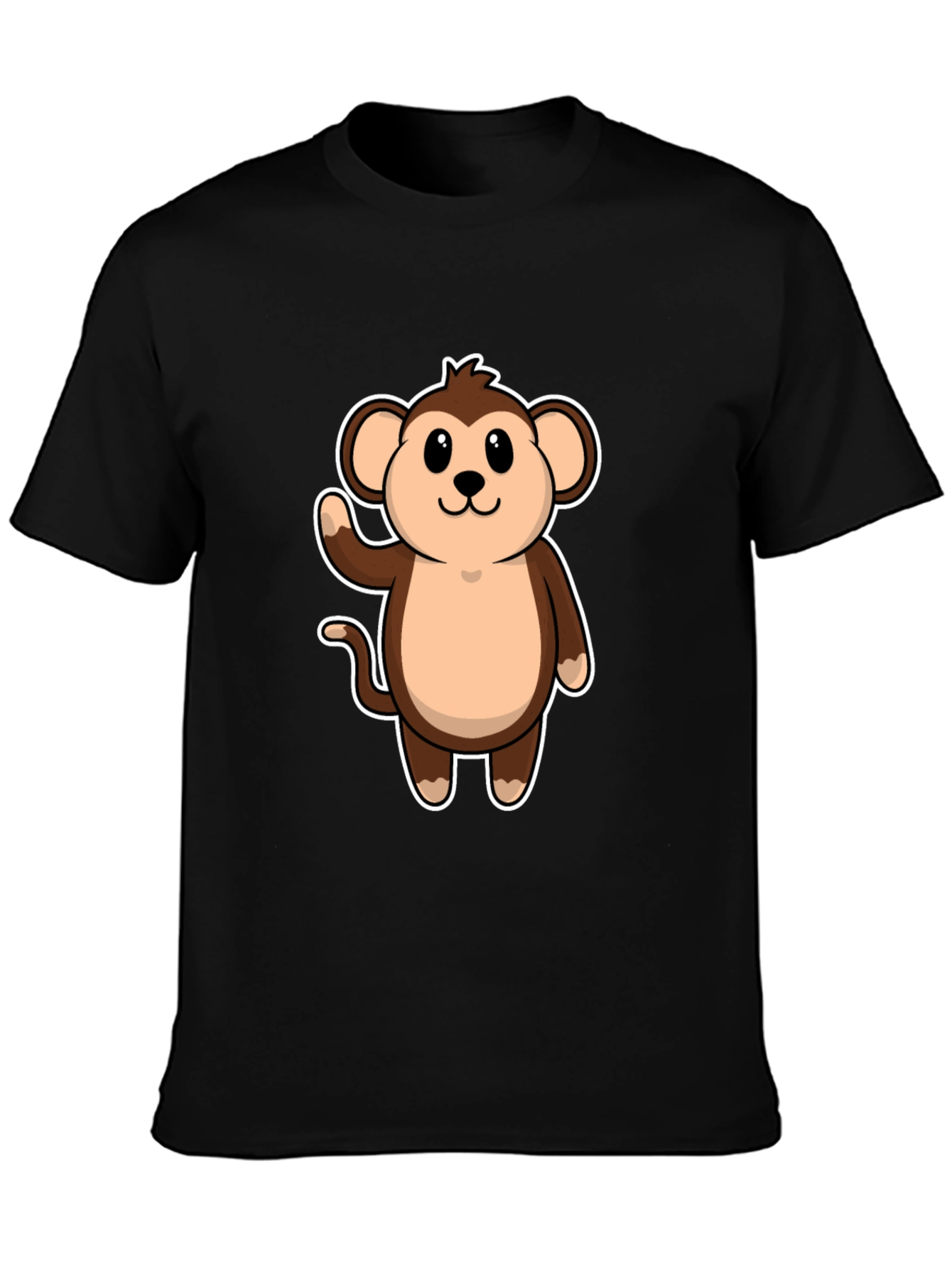 Monkey Graphic Tee - Soft Cotton Casual T-Shirt