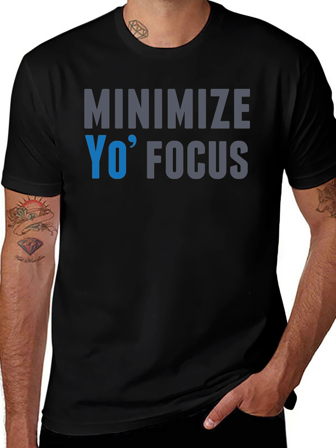 Minimize Yo Focus Graphic T-Shirt