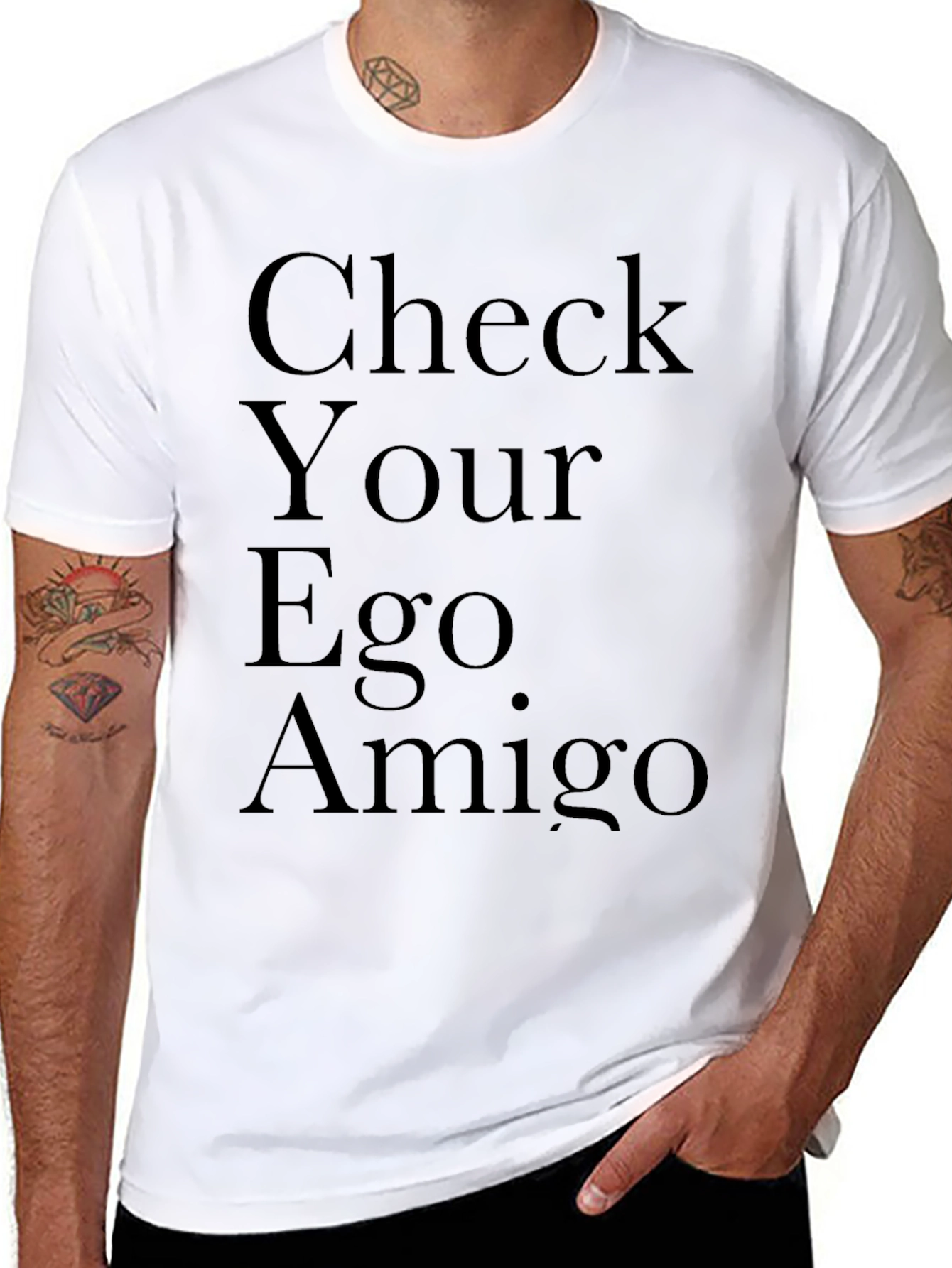 Check Your Ego Amigo Graphic Tee