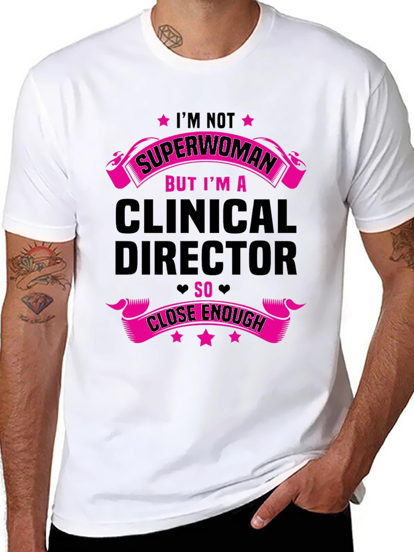 Clinical Director Superwoman Funny T-Shirt