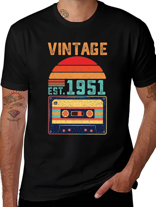 Vintage 1951 Cassette Tape T-Shirt
