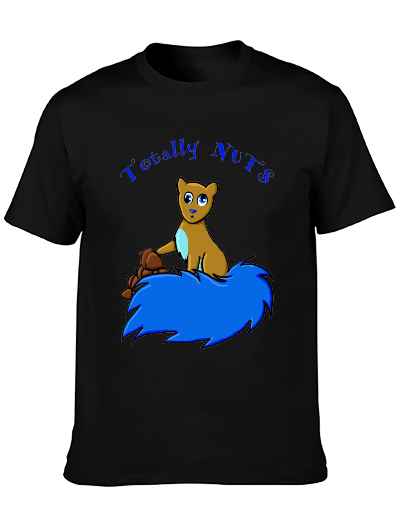 Totally Nuts Squirrel Graphic T-Shirt
