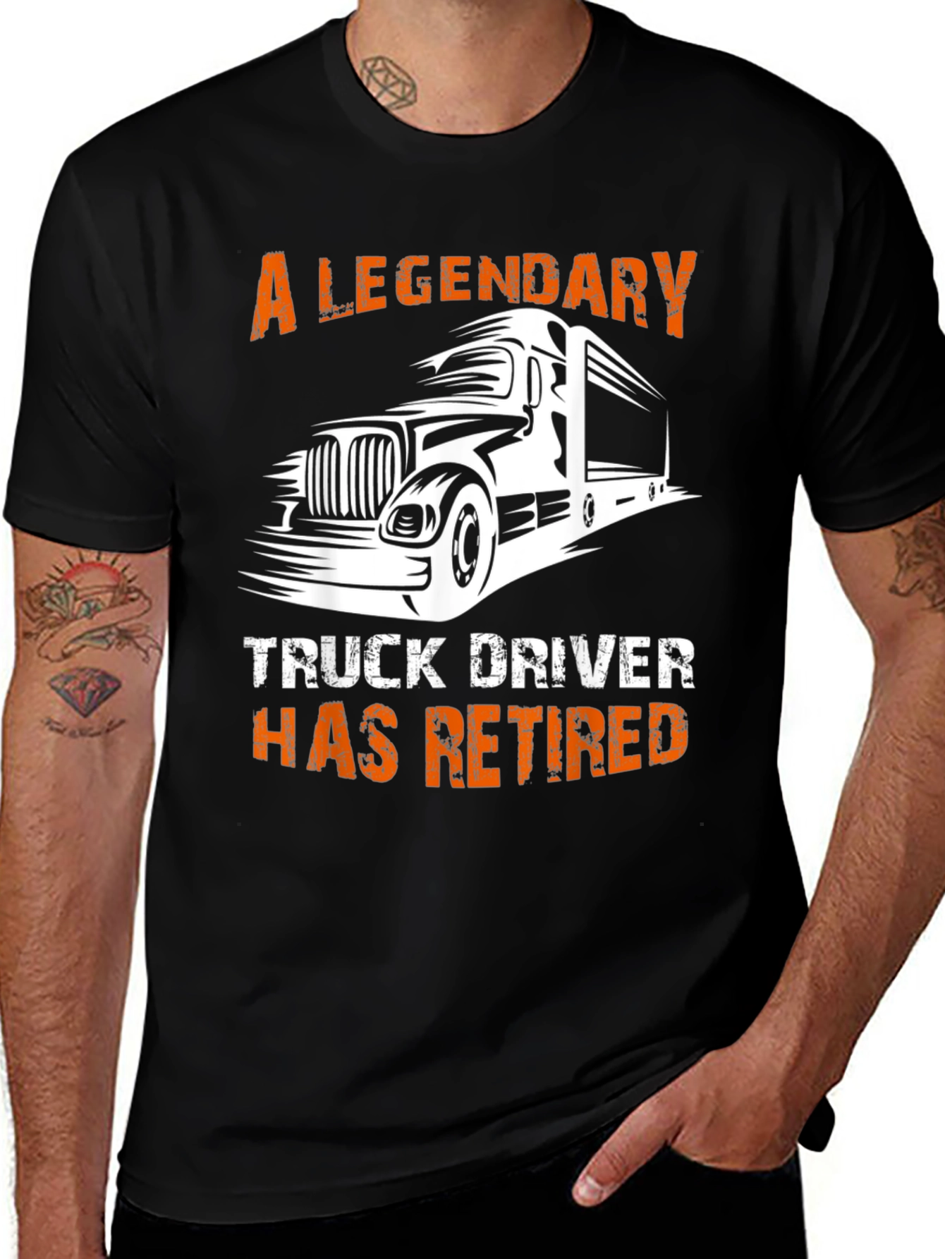 Legendary Retired Truck Driver T-Shirt