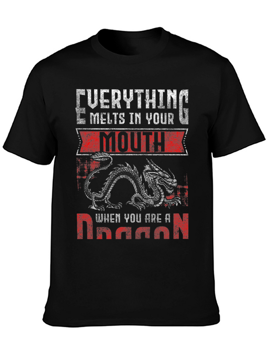 Everything Melts Dragon Graphic T-Shirt