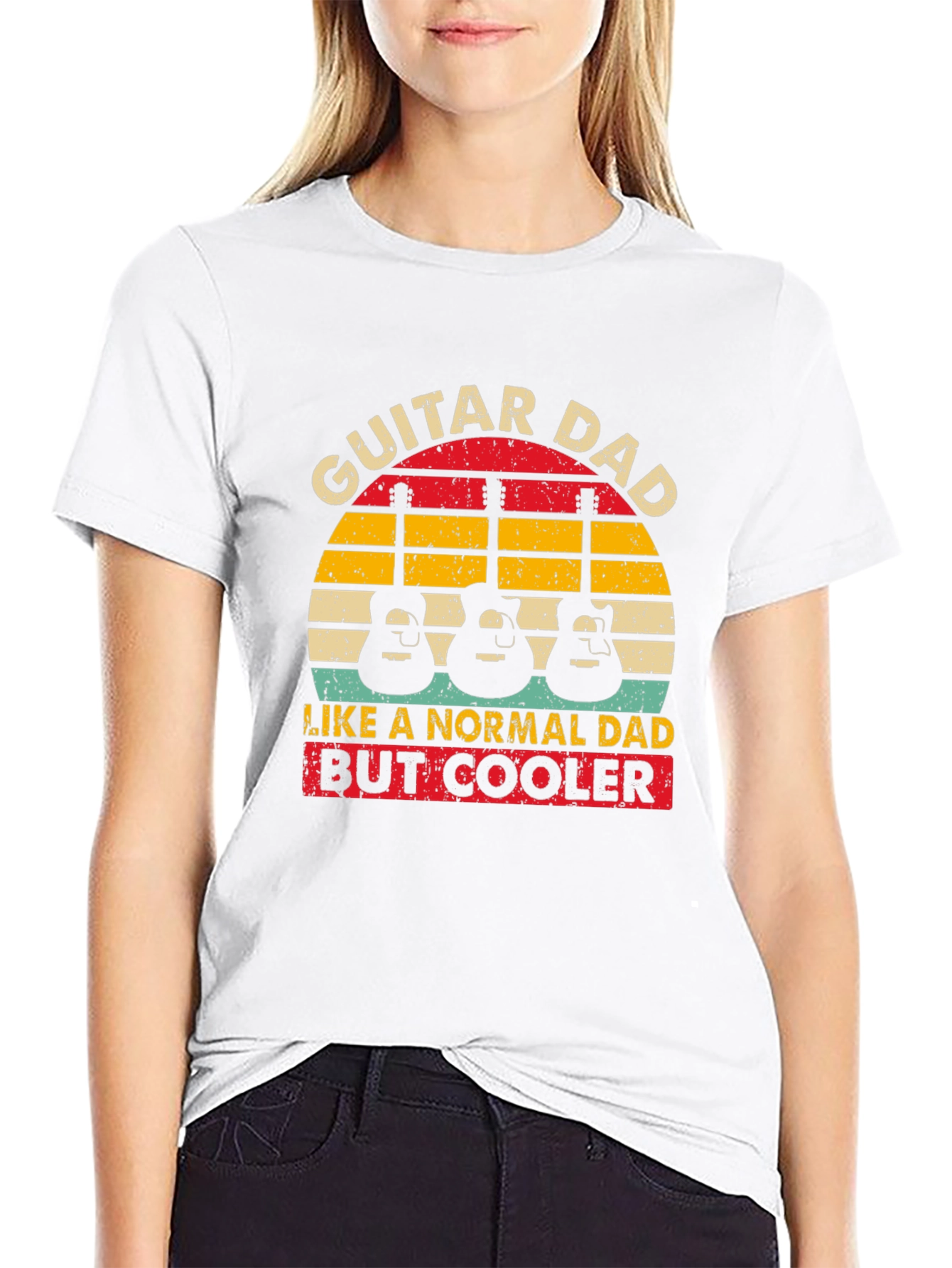Guitar Dad T-Shirt - Normal Dad But Cooler