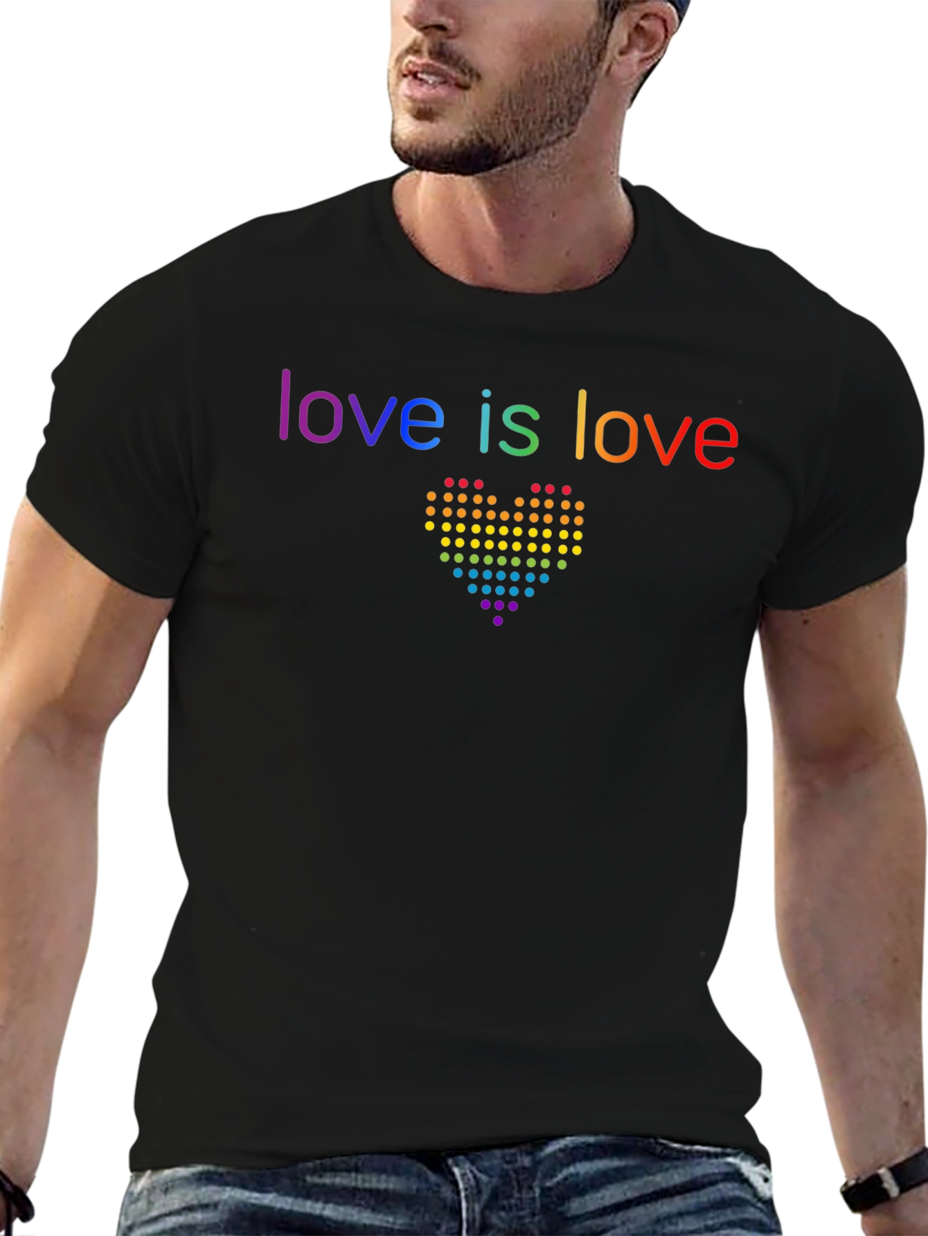 Love is Love Rainbow Heart T-Shirt