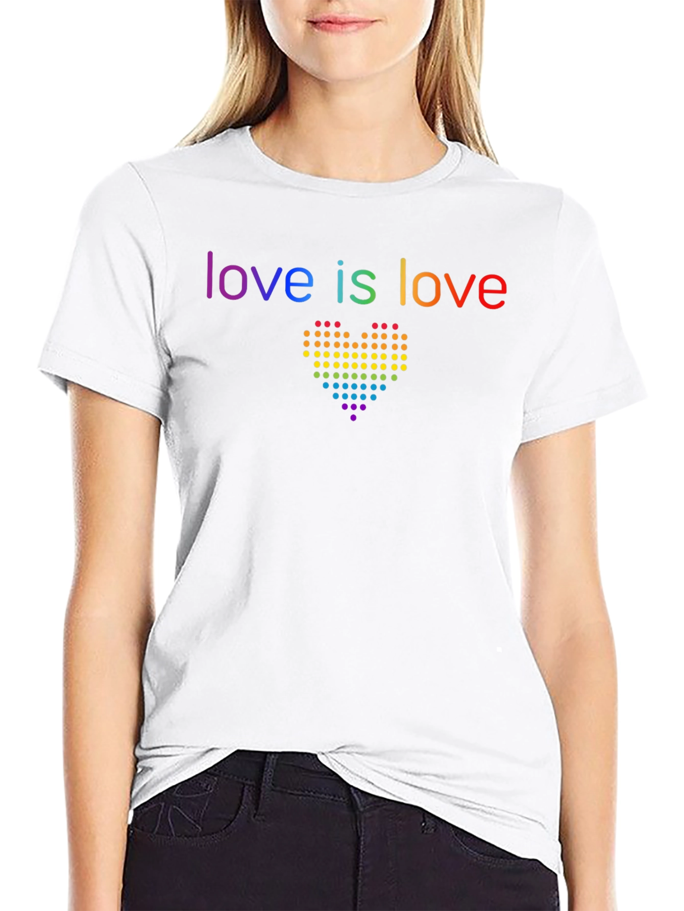 Love is Love Rainbow Heart T-Shirt