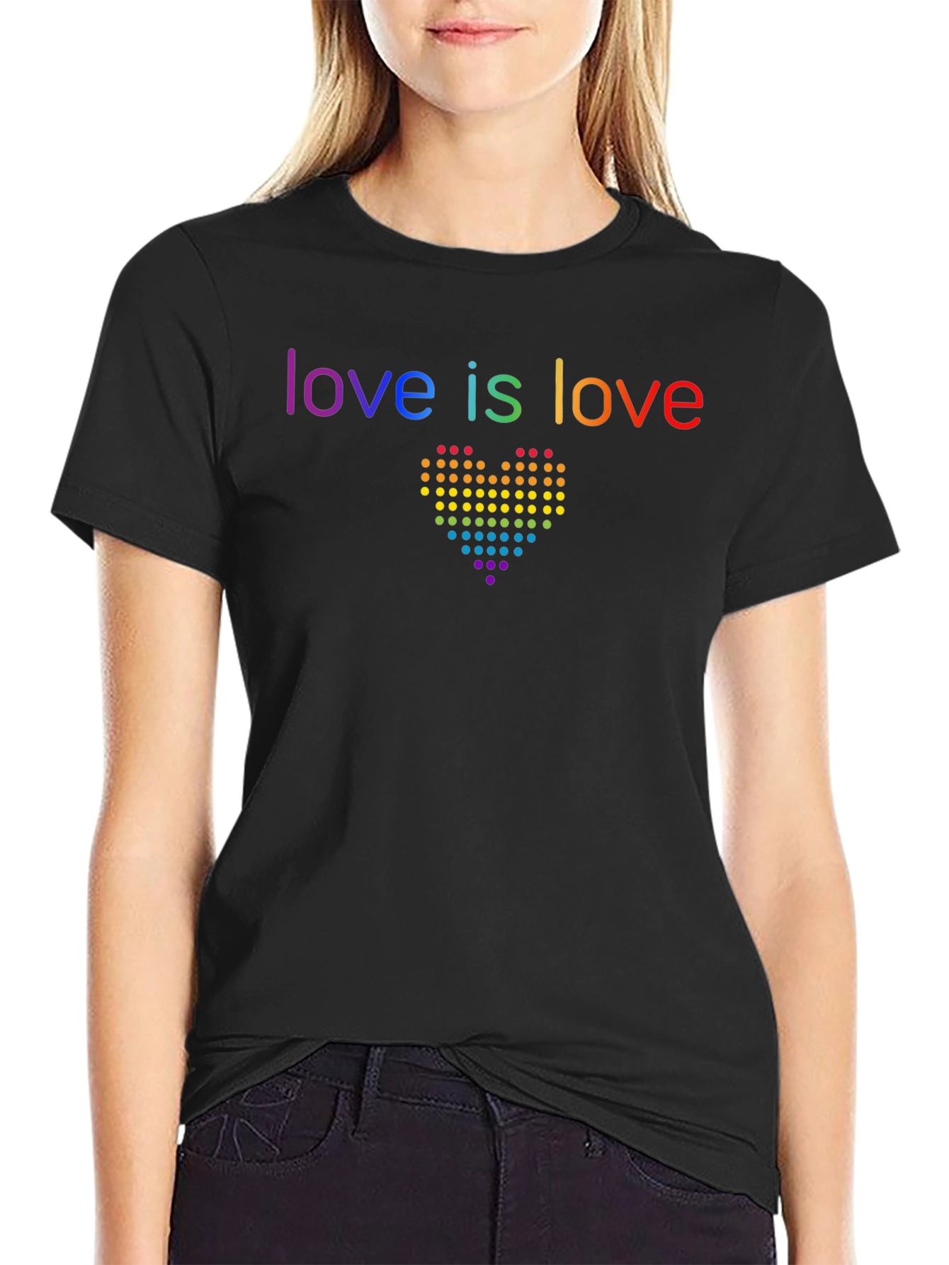 Love is Love Rainbow Heart T-Shirt