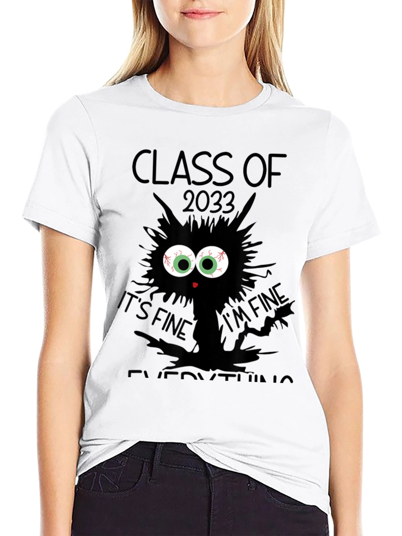 Class of 2033 Cat T-Shirt