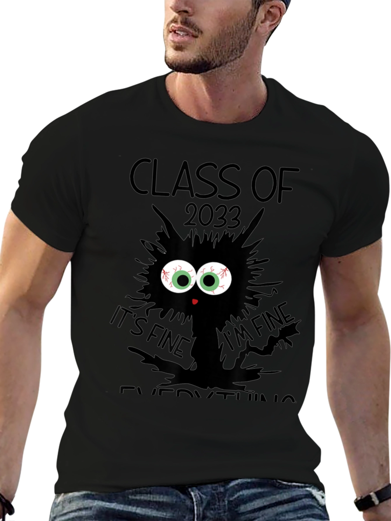 Class of 2033 Cat T-Shirt
