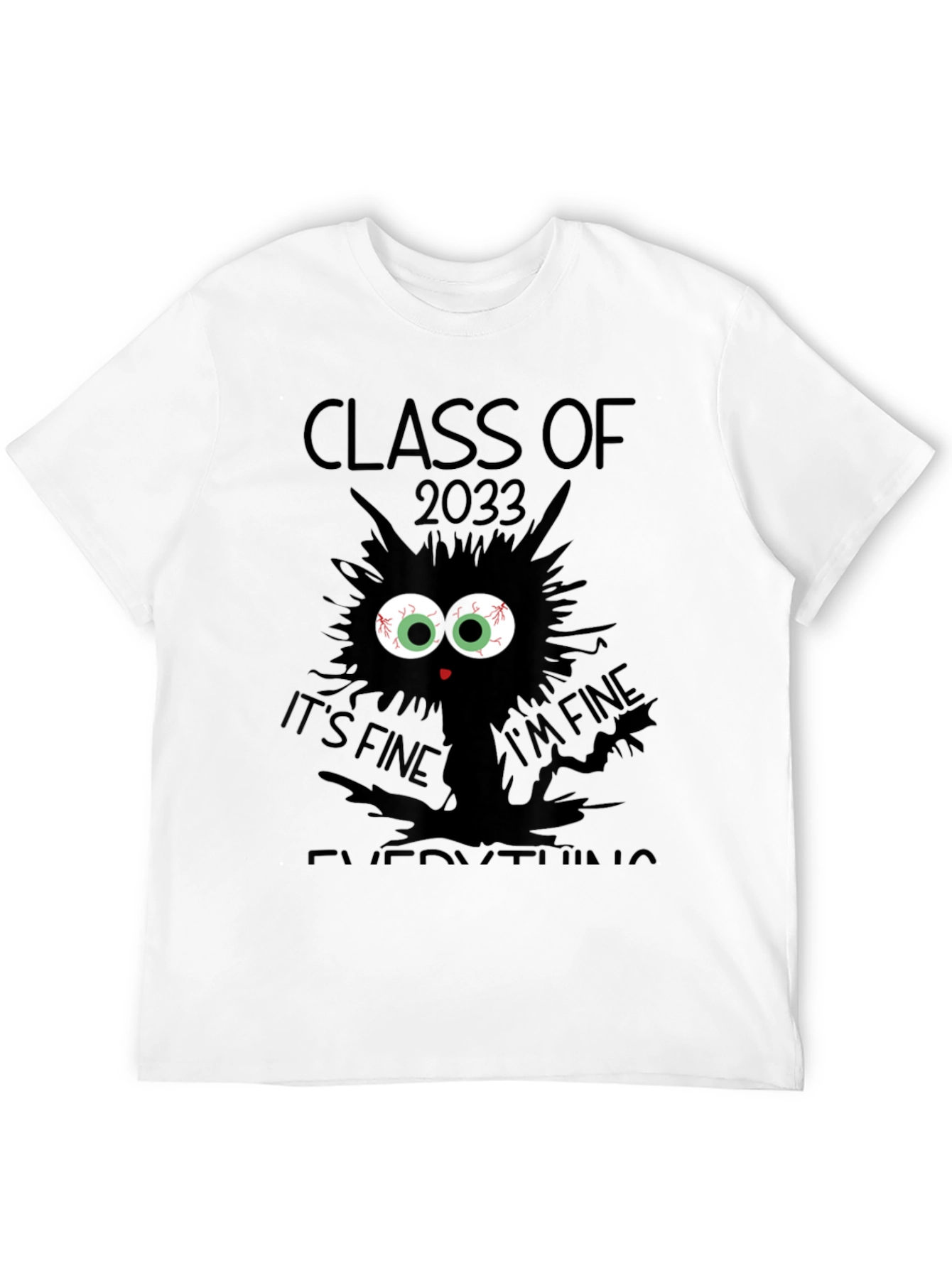 Class of 2033 Cat T-Shirt