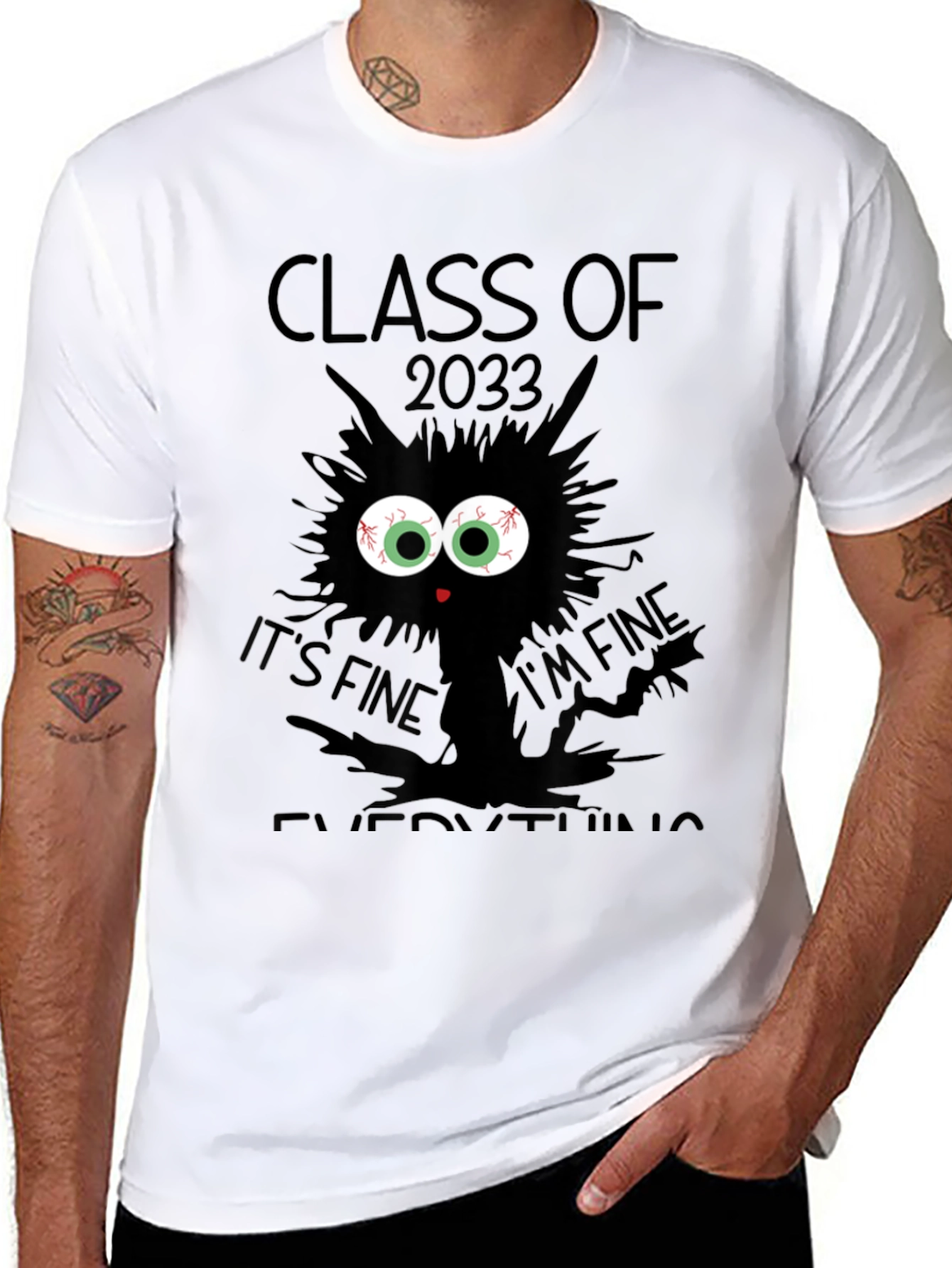 Class of 2033 Cat T-Shirt