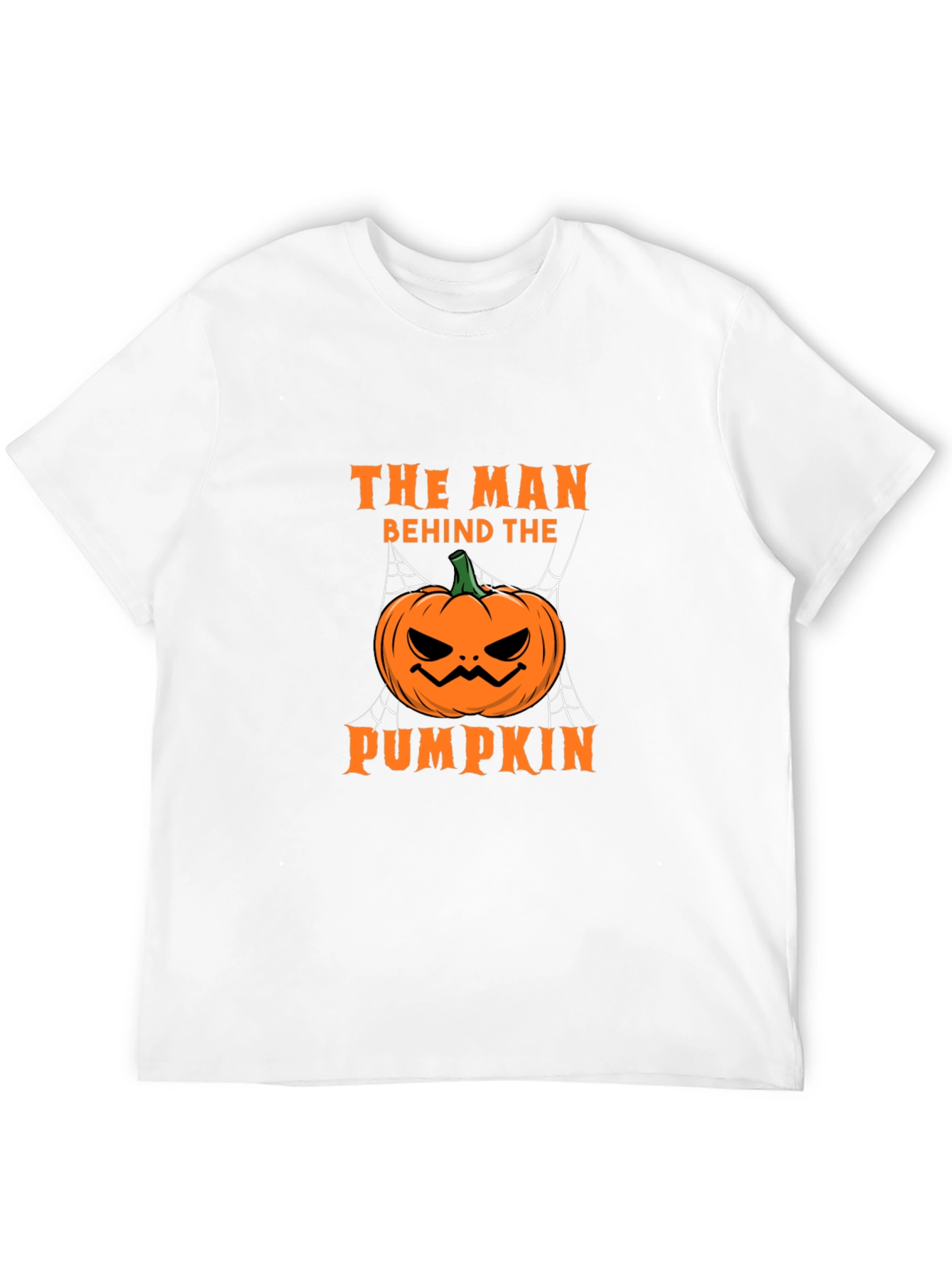 The Man Behind the Pumpkin Halloween Graphic Tee