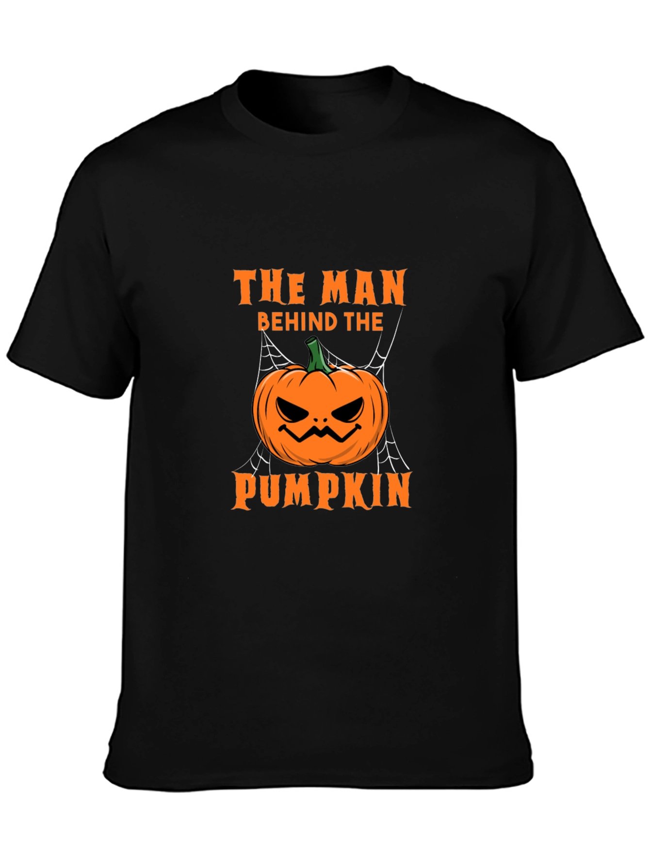 The Man Behind the Pumpkin Halloween Graphic Tee