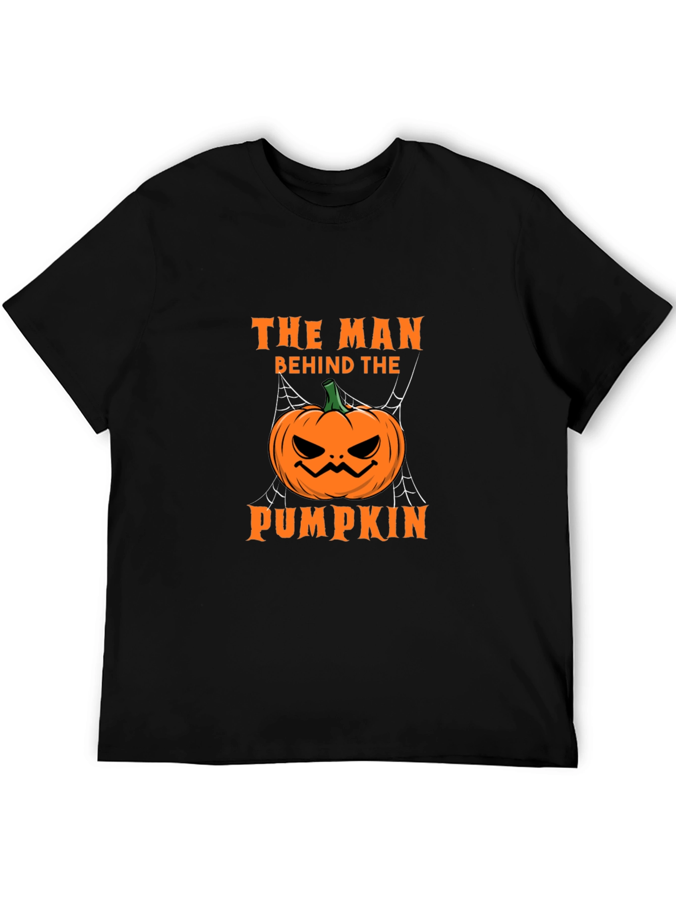 The Man Behind the Pumpkin Halloween Graphic Tee