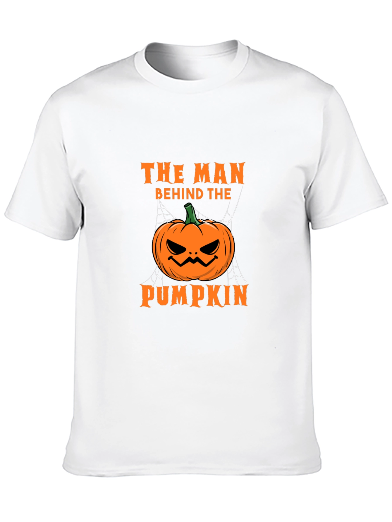The Man Behind the Pumpkin Halloween Graphic Tee