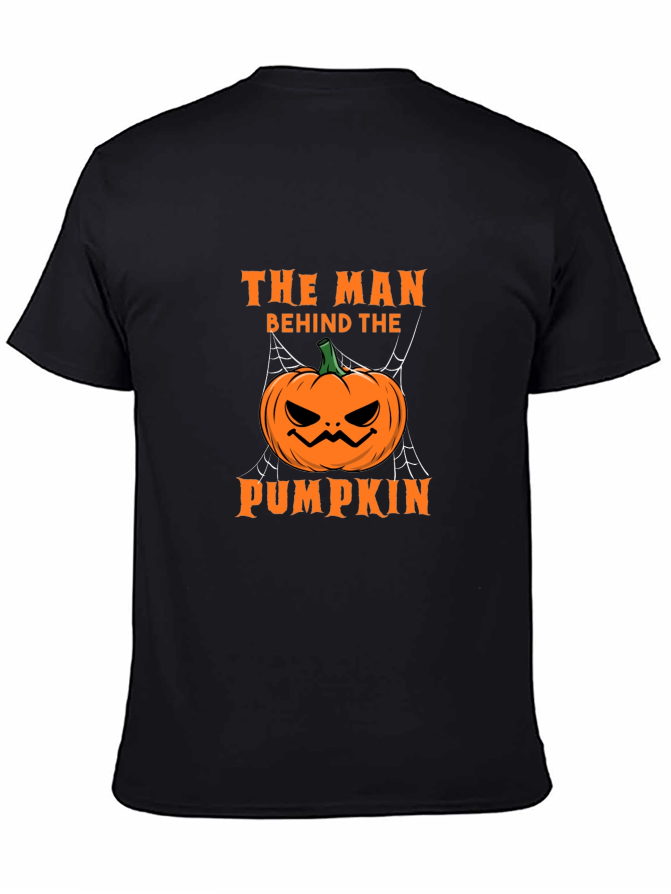The Man Behind the Pumpkin Halloween Graphic Tee