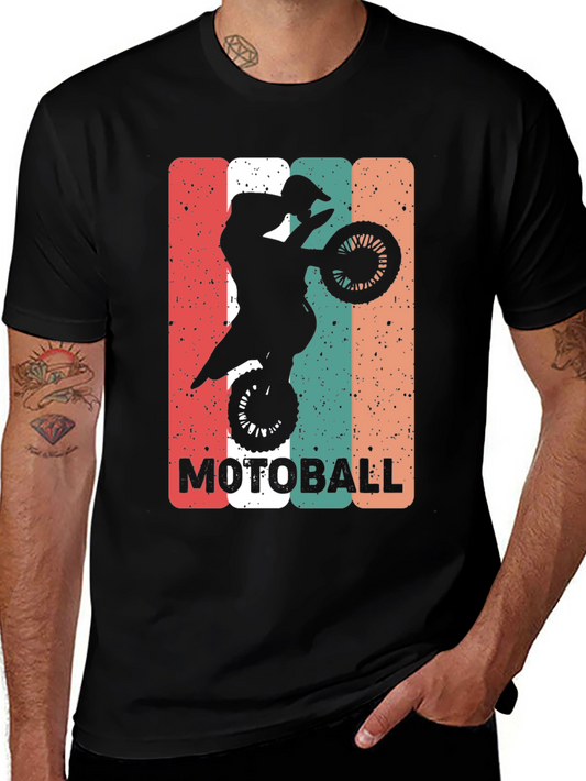 Motoball T-Shirt - Vintage Style Motorcycle Graphic Tee