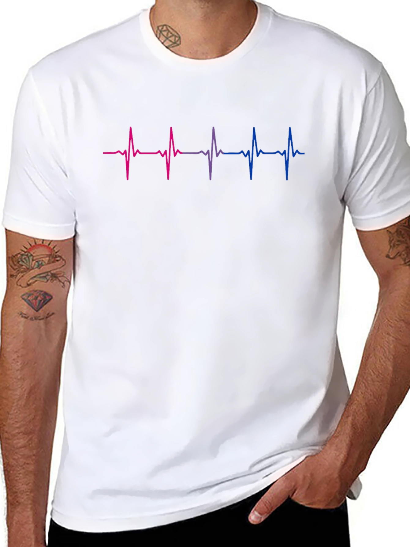 Bisexual Heartbeat T-Shirt